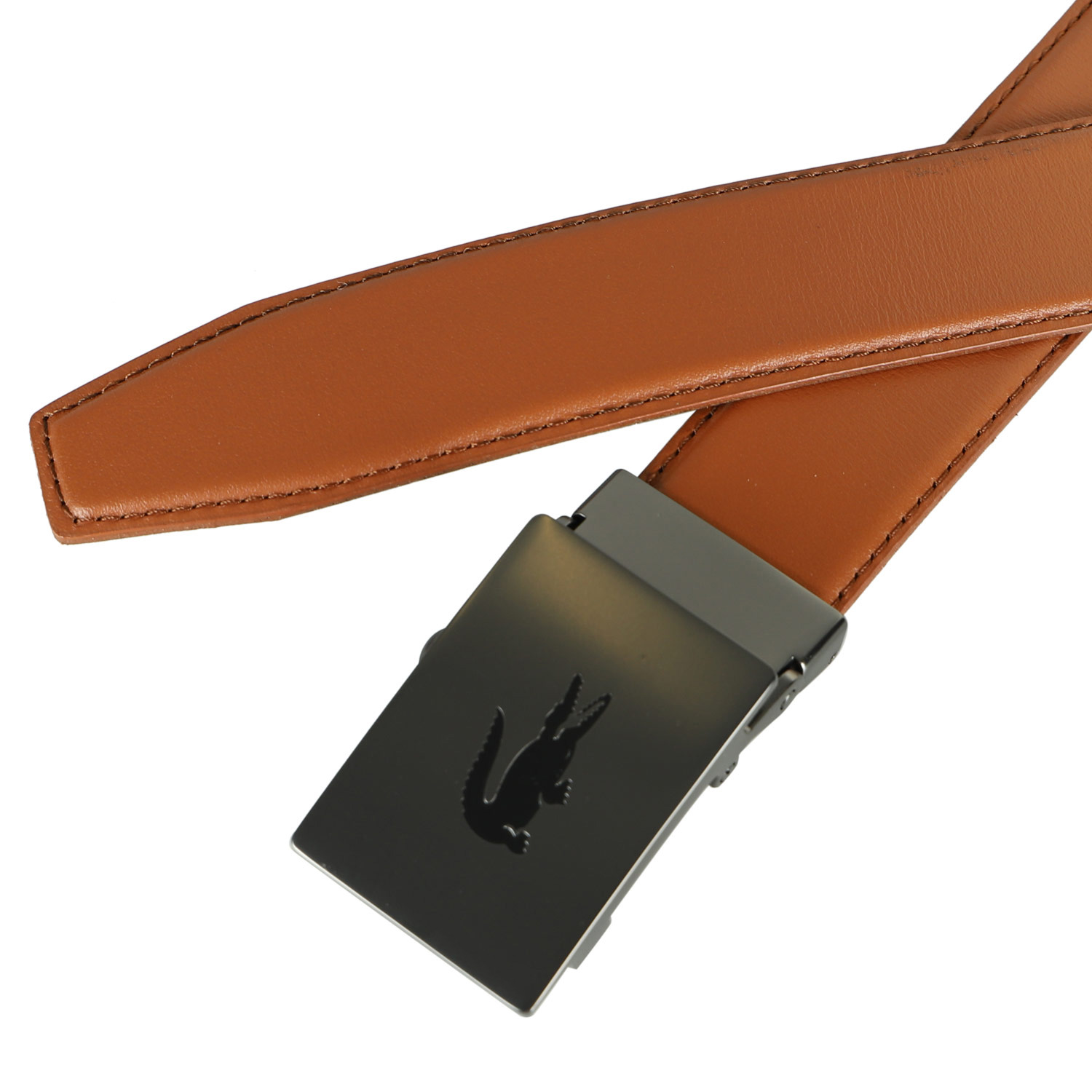 LACOSTE（ラコステ） ベルト レザー メンズ 本革 BELT ブラック 