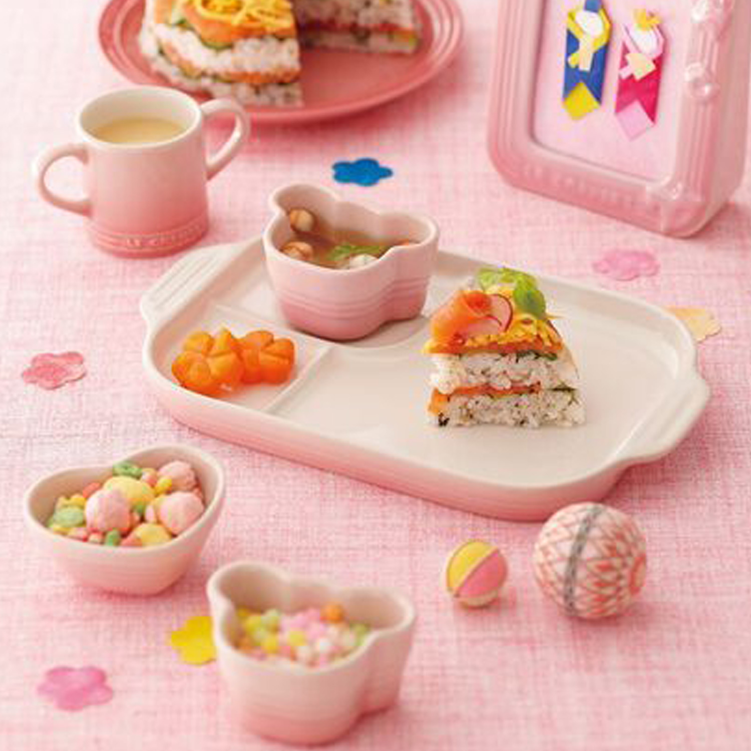 ル・クルーゼ子供用食器セット Le Creuset ル・クルーゼ 食器 セット 2点セット 男の子 女の子 キッズ
