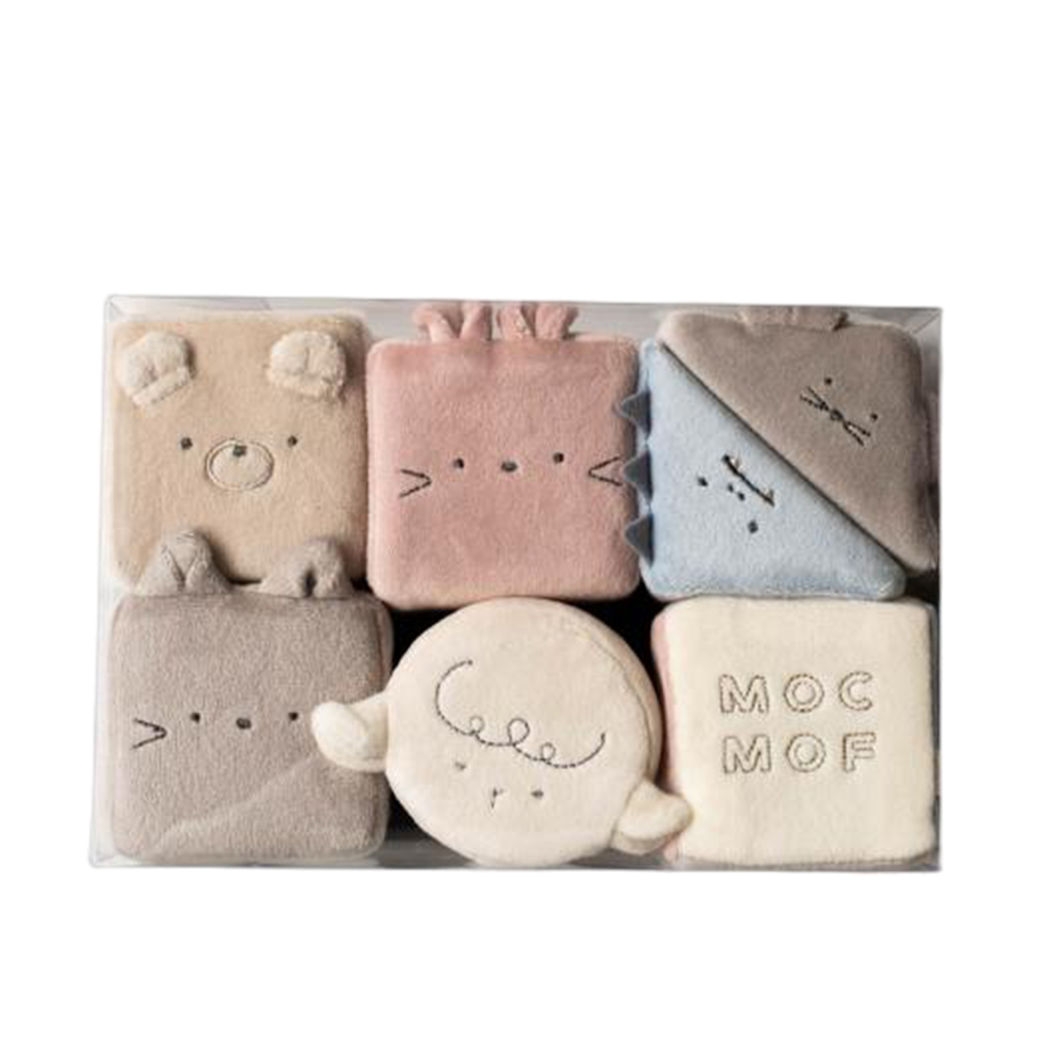 モクモフ mocmof 知育玩具 おもちゃ ブロック 7個セット ベビー キッズ 男の子 女の子 赤ちゃん やわらか 動物 ブロック 622-476165 | mocmof | 01
