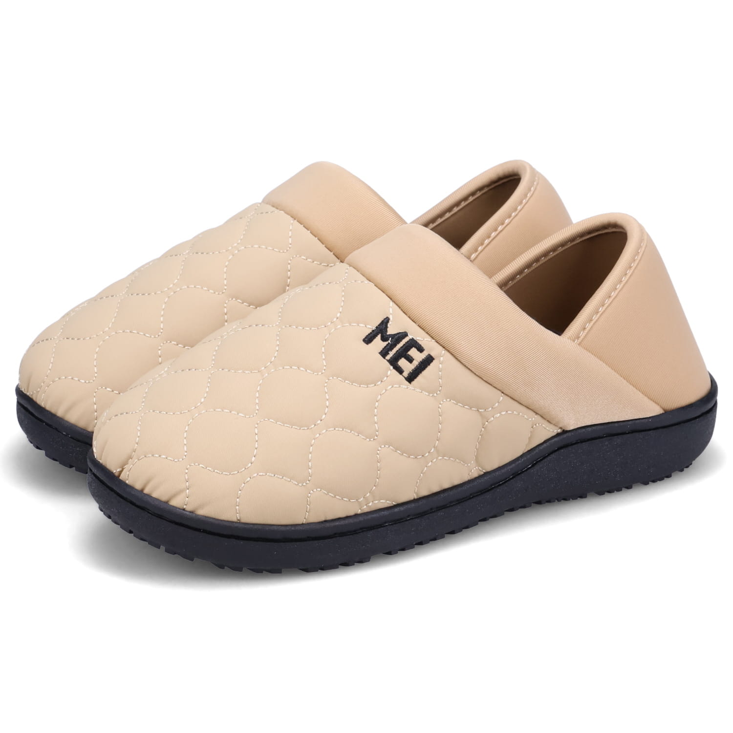 メイ MEI モックシューズ スリッポン ルームシューズ スリッパ レディース キルティング 撥水 MOC SHOES MEI-SHL-233001｜biget｜02