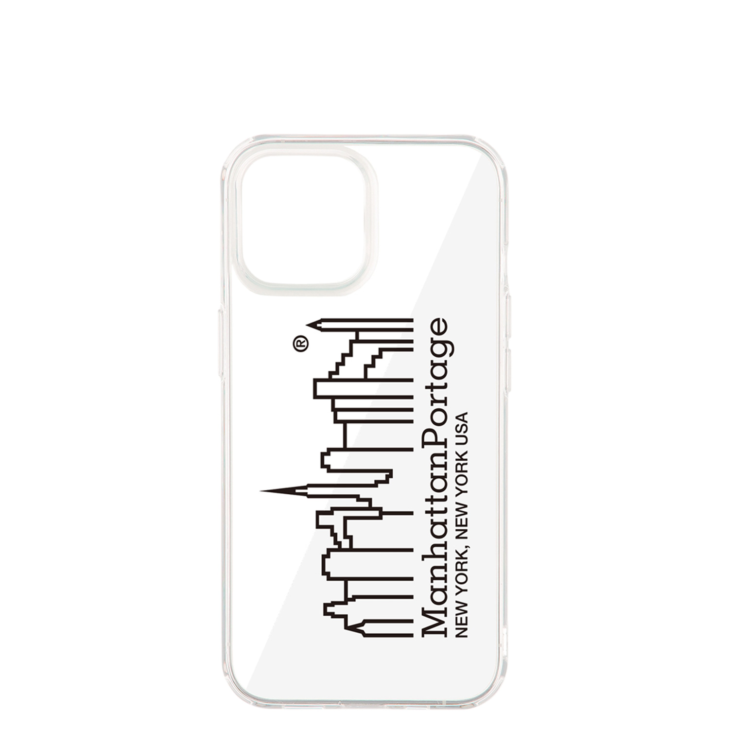 Manhattan Portage マンハッタンポーテージ iPhone 13 mini スマホケース 携帯 アイフォン メンズ レディース iP13MINI-HYB-CLEAR-BK ネコポス可｜biget｜02