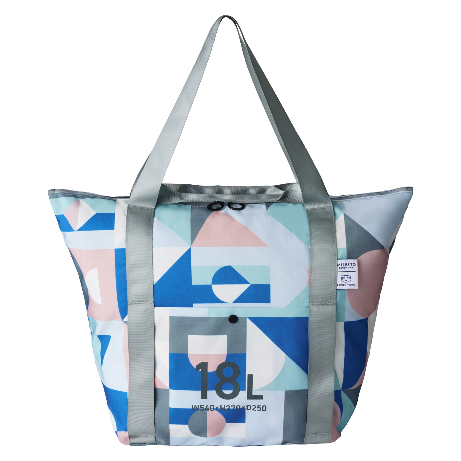 MILESTO ミレスト トートバッグ メンズ レディース 大きめ A4 POCKETABLE TOTE BAG ブルー MLS949 | MILESTO | 02