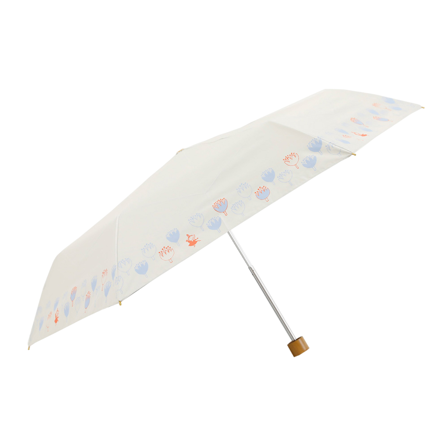 MOOMIN ムーミン 日傘 折りたたみ 軽量 晴雨兼用 雨傘 レディース 50cm 遮光 遮熱 紫...
