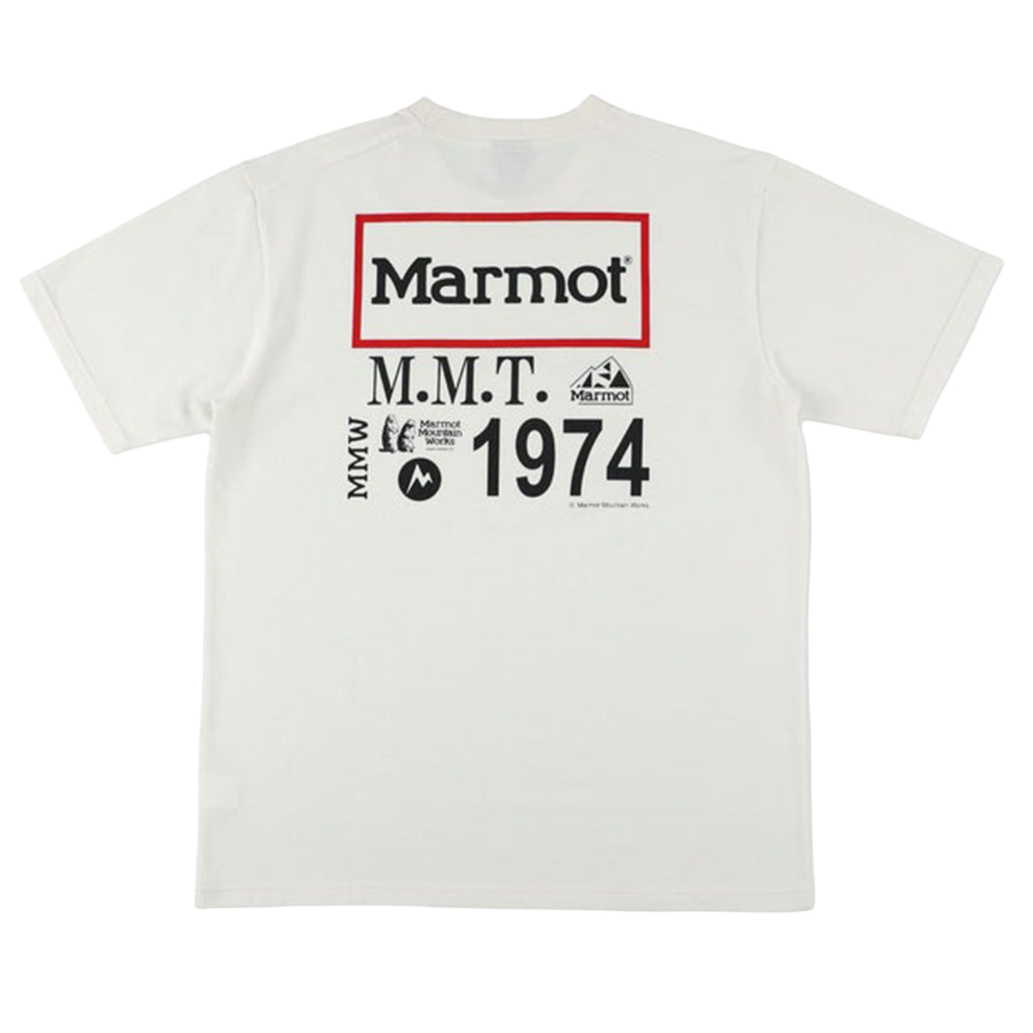 Marmot マーモット Tシャツ 半袖 エムエムダブリューコレクションロゴ メンズ MMW Col...