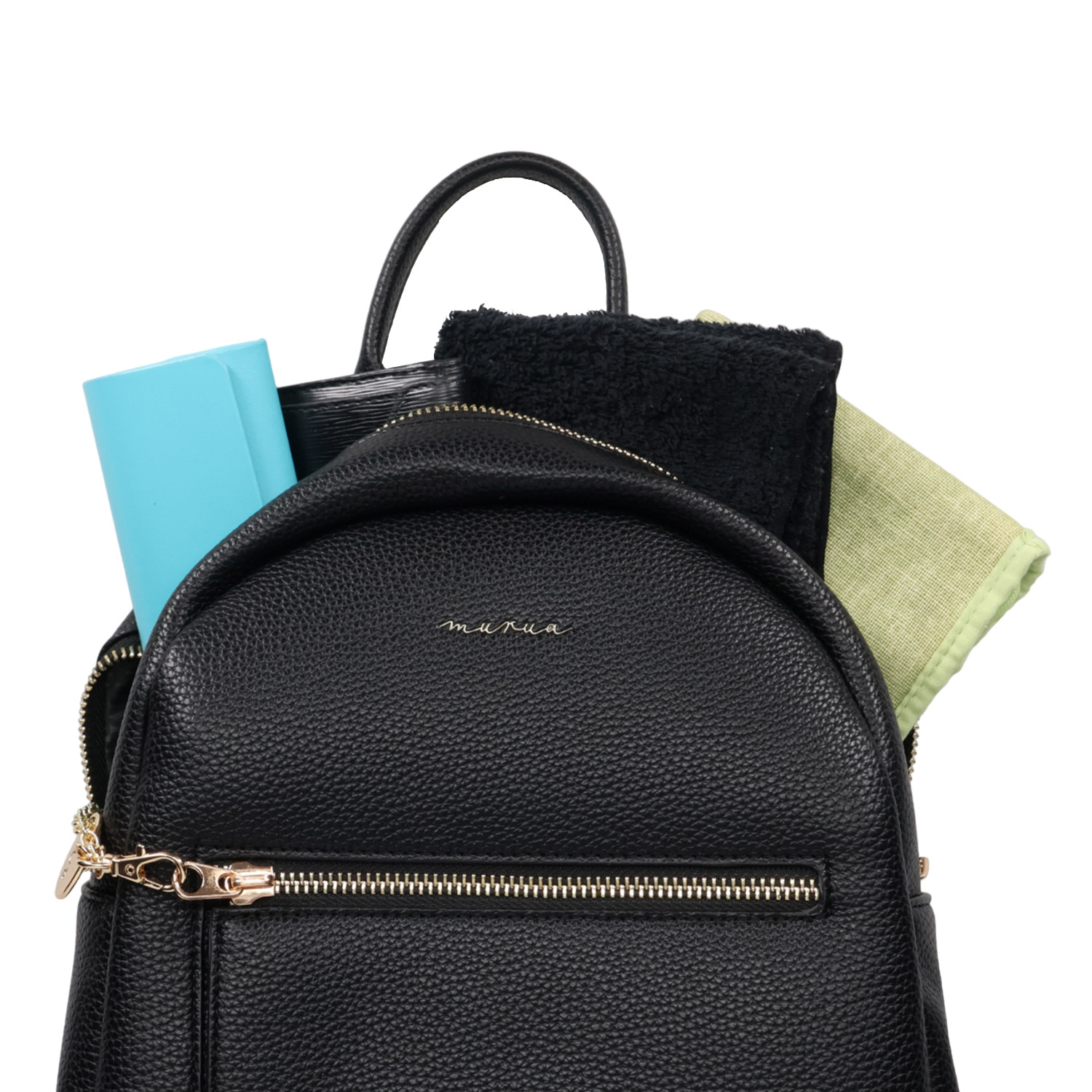 MURUA（ムルーア） リュック バッグ バックパック ミニ メタルチェーン
