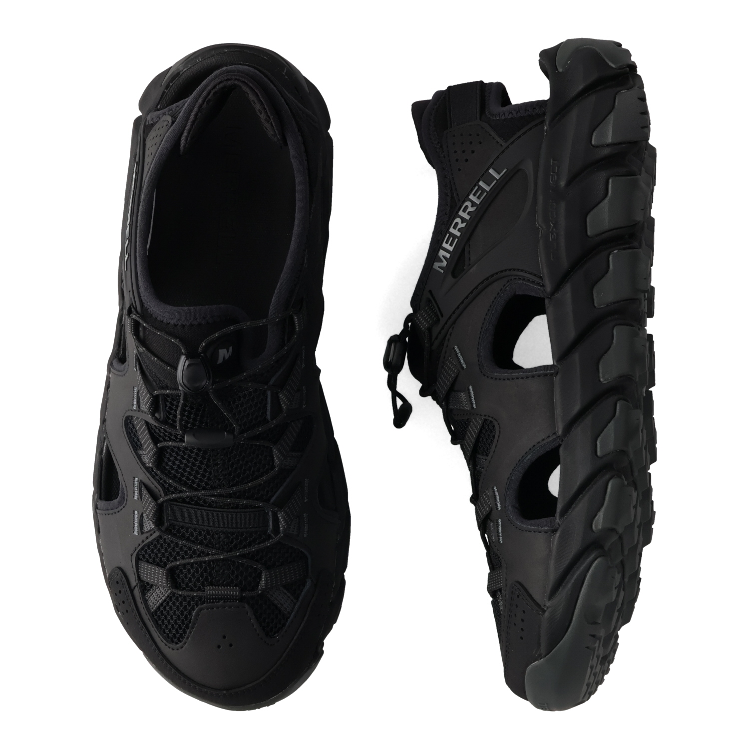 MERRELL ブラック サンダル MERRELL（メレル）の「MERRELL HYDRO NEXT GEN MOC / メレル