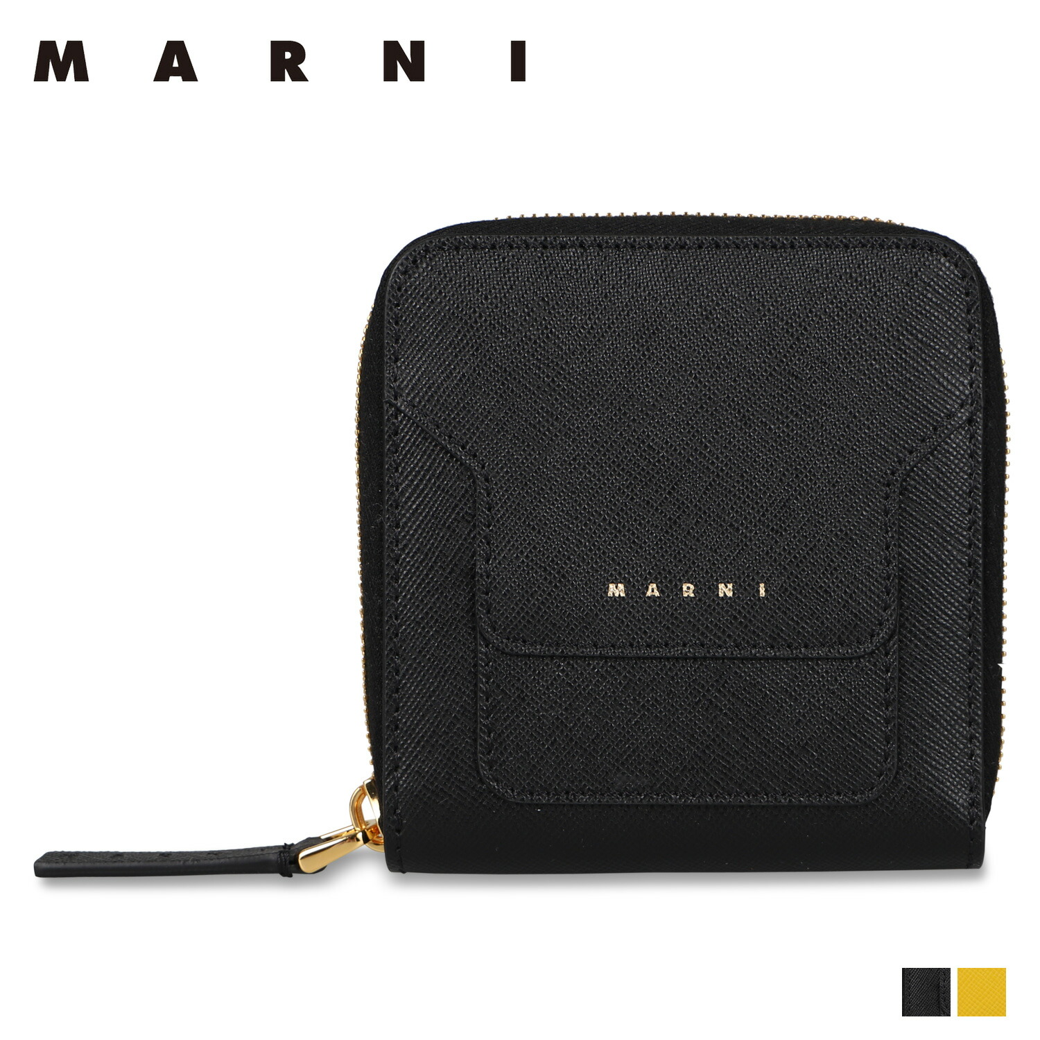 MARNI マルニ 財布 スクエア ジップアラウンド ウォレット