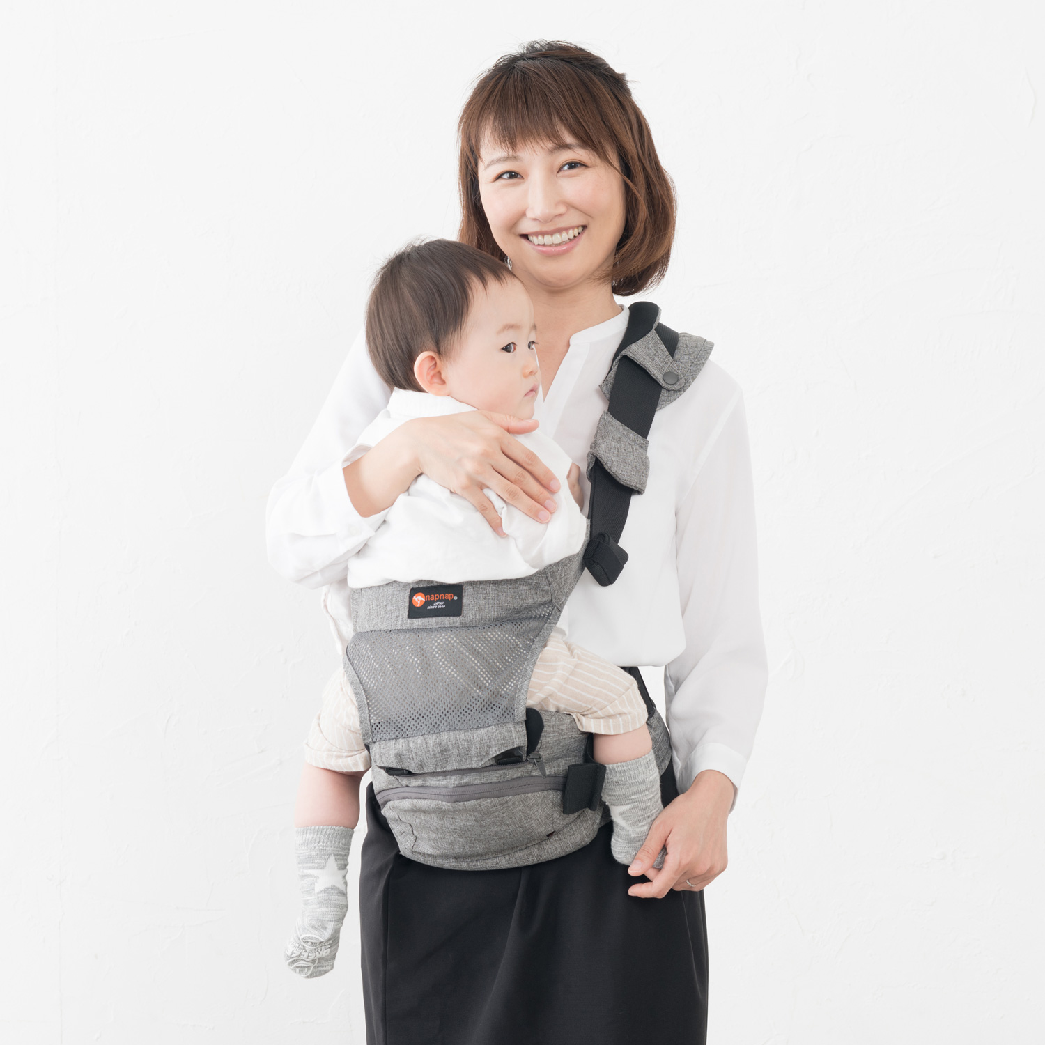 napnap ナップナップ 抱っこ紐 ヒップシート トラン 新生児 TRAN