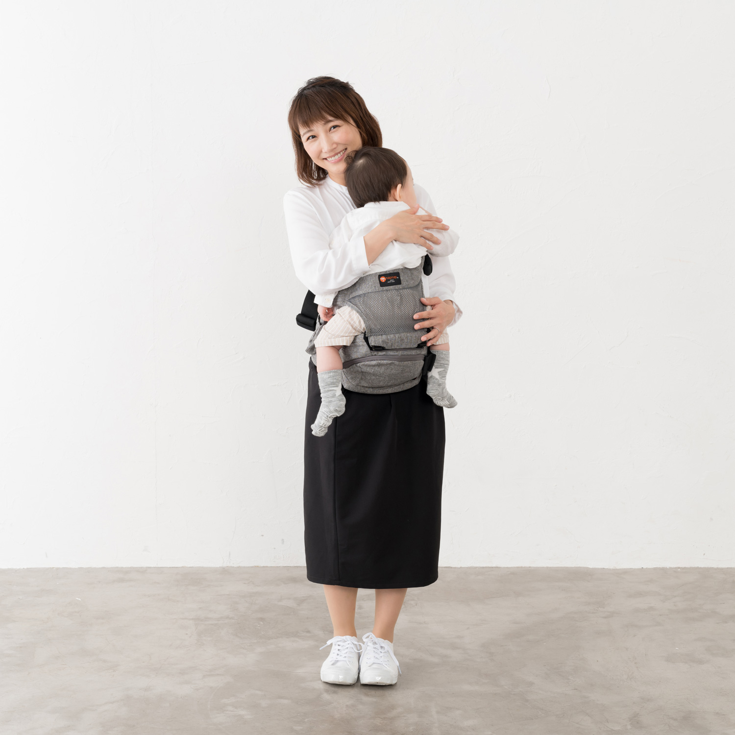 【ナップナップ トラン 抱っこ紐 シープベージュ】 napnap ナップナップ 抱っこ紐 ヒップシート トラン 新生児 TRAN