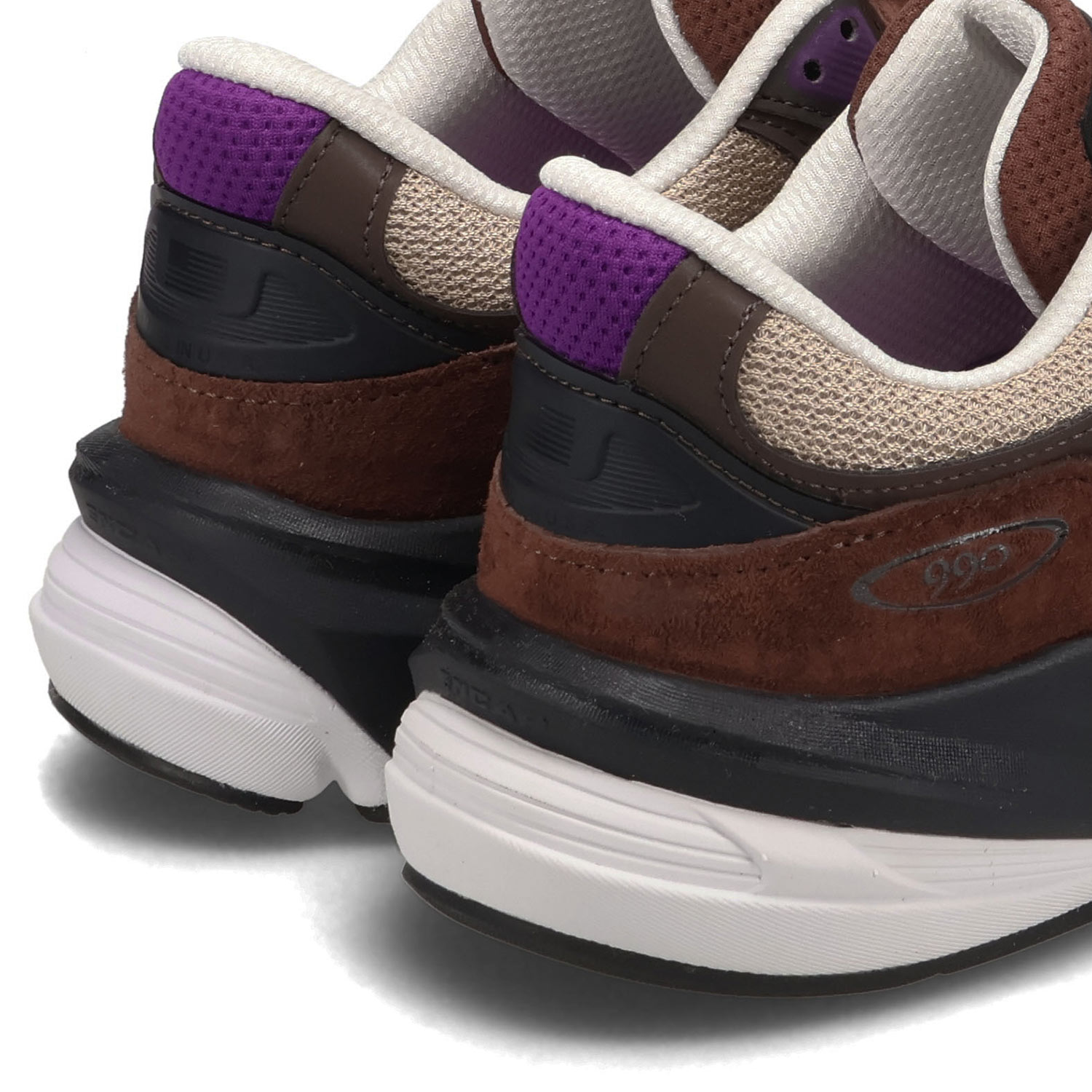 New Balance 990 ホワイト/ブラウン スニーカー 楽天市場】new balance 990（カラーブラウン）（スニーカー
