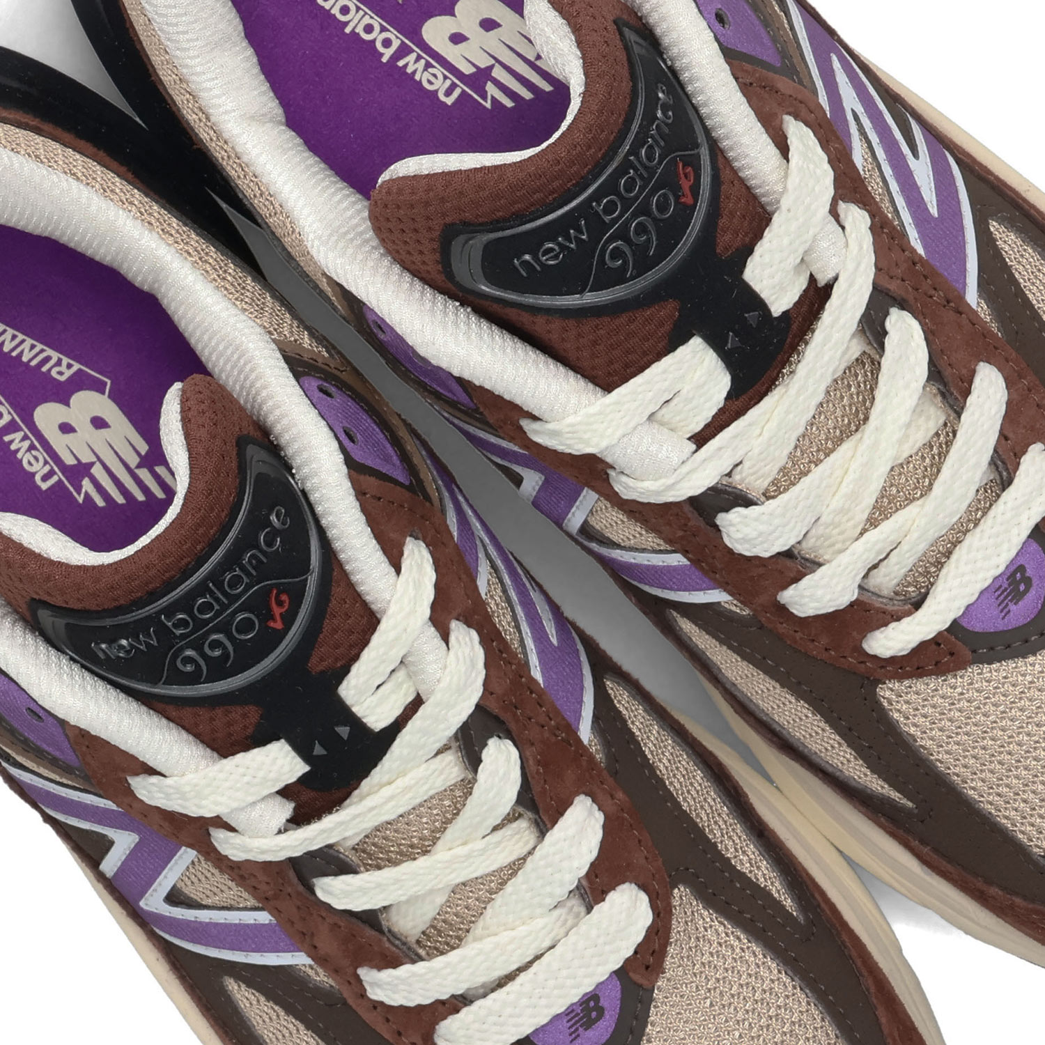New Balance 990 ホワイト/ブラウン スニーカー 990シリーズ ニューバランス new balance 990 スニーカー メンズ
