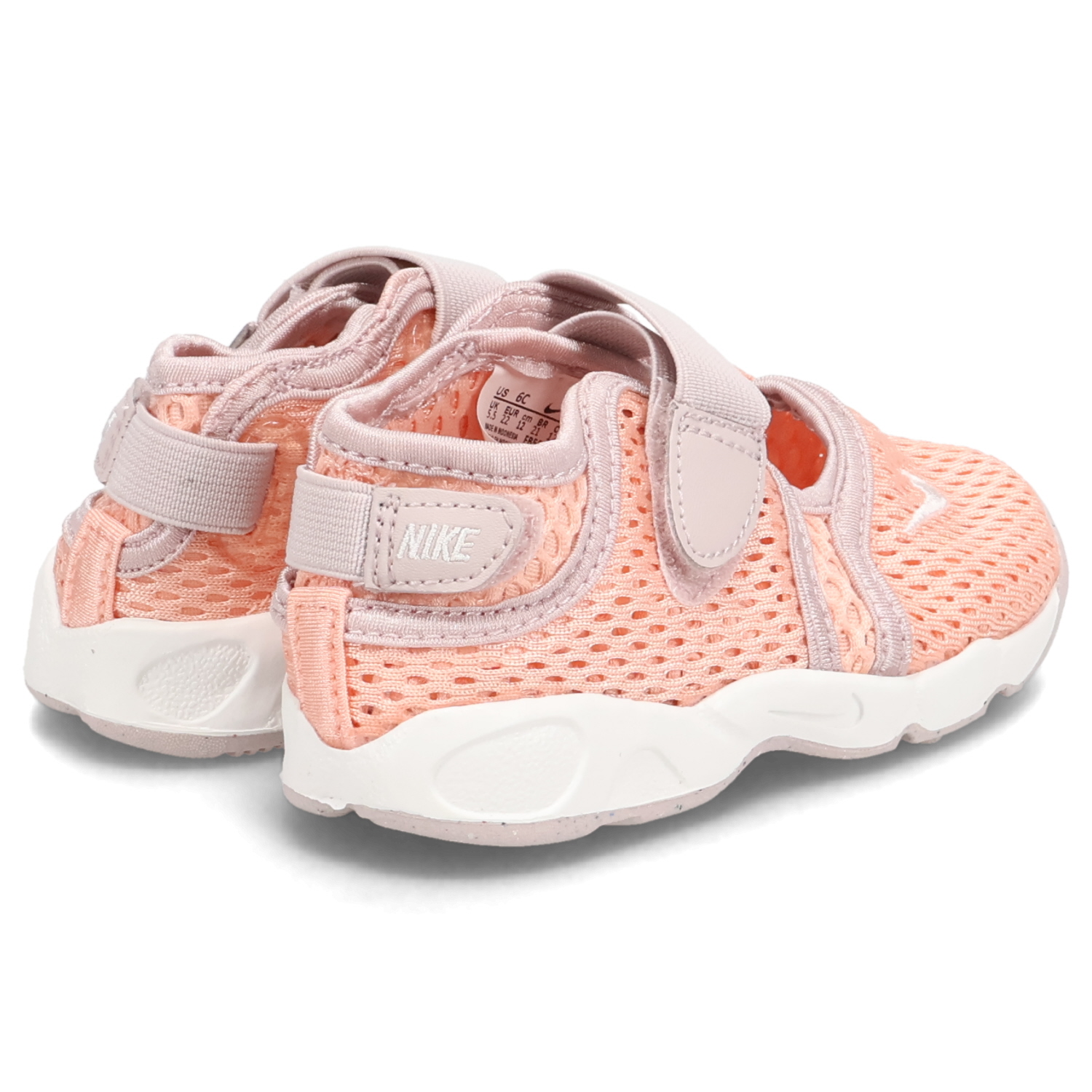 ナイキエアリフト　24cm オレンジ　サーモンピンク　キッズ Kids Nike Air Rift Shoes. Nike JP