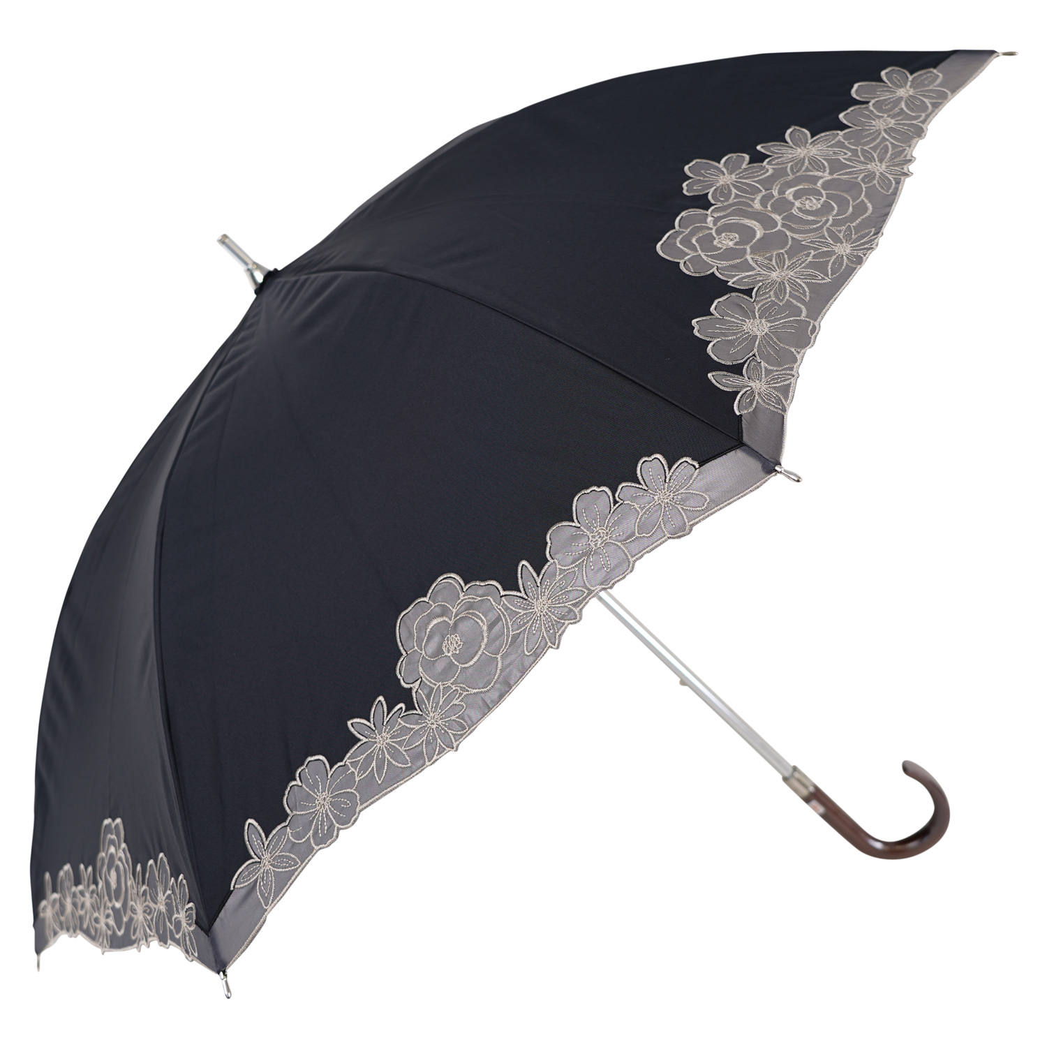 NINA RICCI ニナリッチ 日傘 遮光 晴雨兼用 1段スライドショート レディース 軽量 50cm UVカット 遮熱 コンパクト 23075  母の日