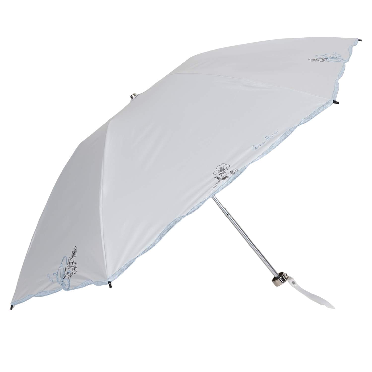 NINA RICCI 日傘 折りたたみ 晴雨兼用 完全遮光 軽量 レディース 50cm 100%遮光...