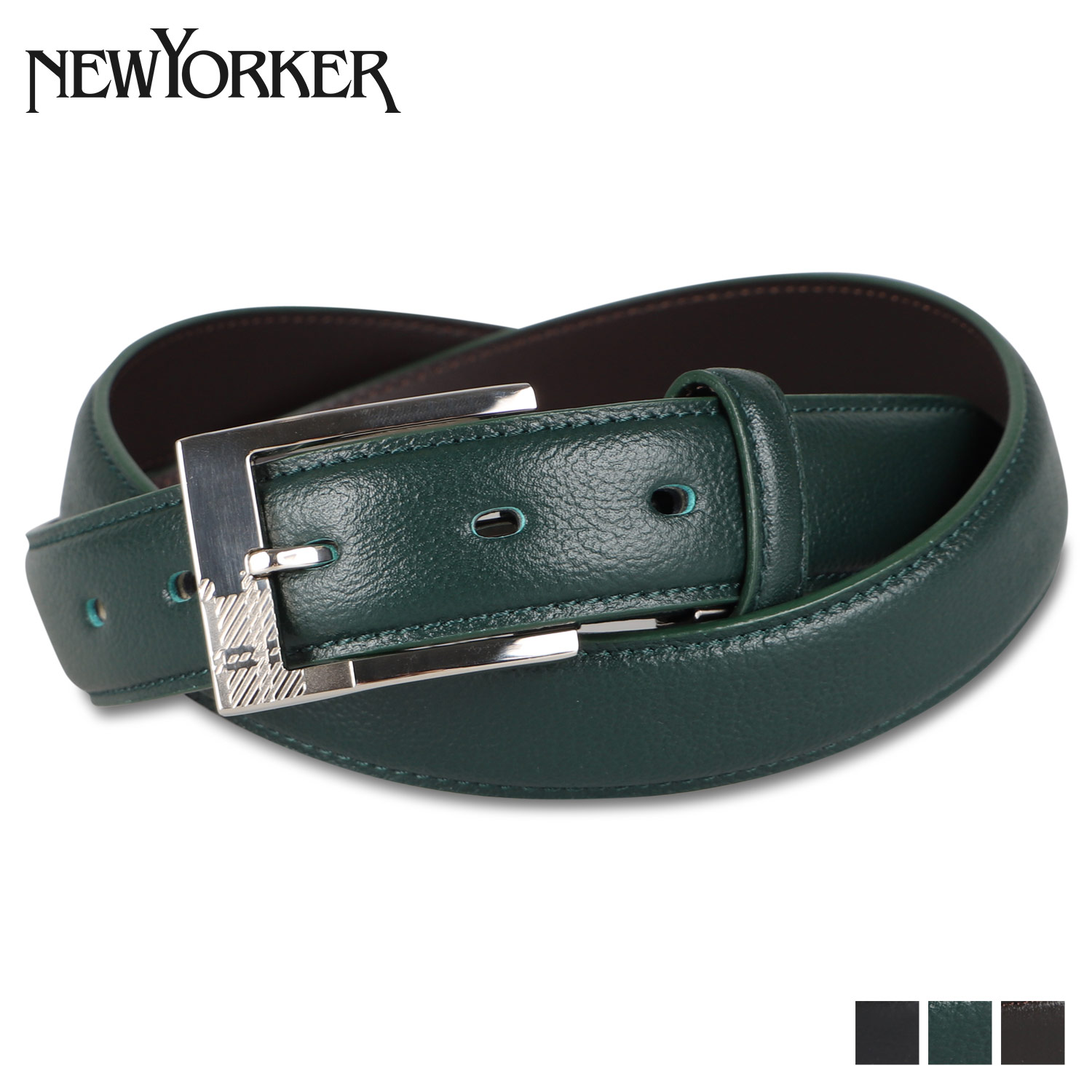 NEWYORKER（ニューヨーカー） ベルト レザー メンズ 本革 BELT