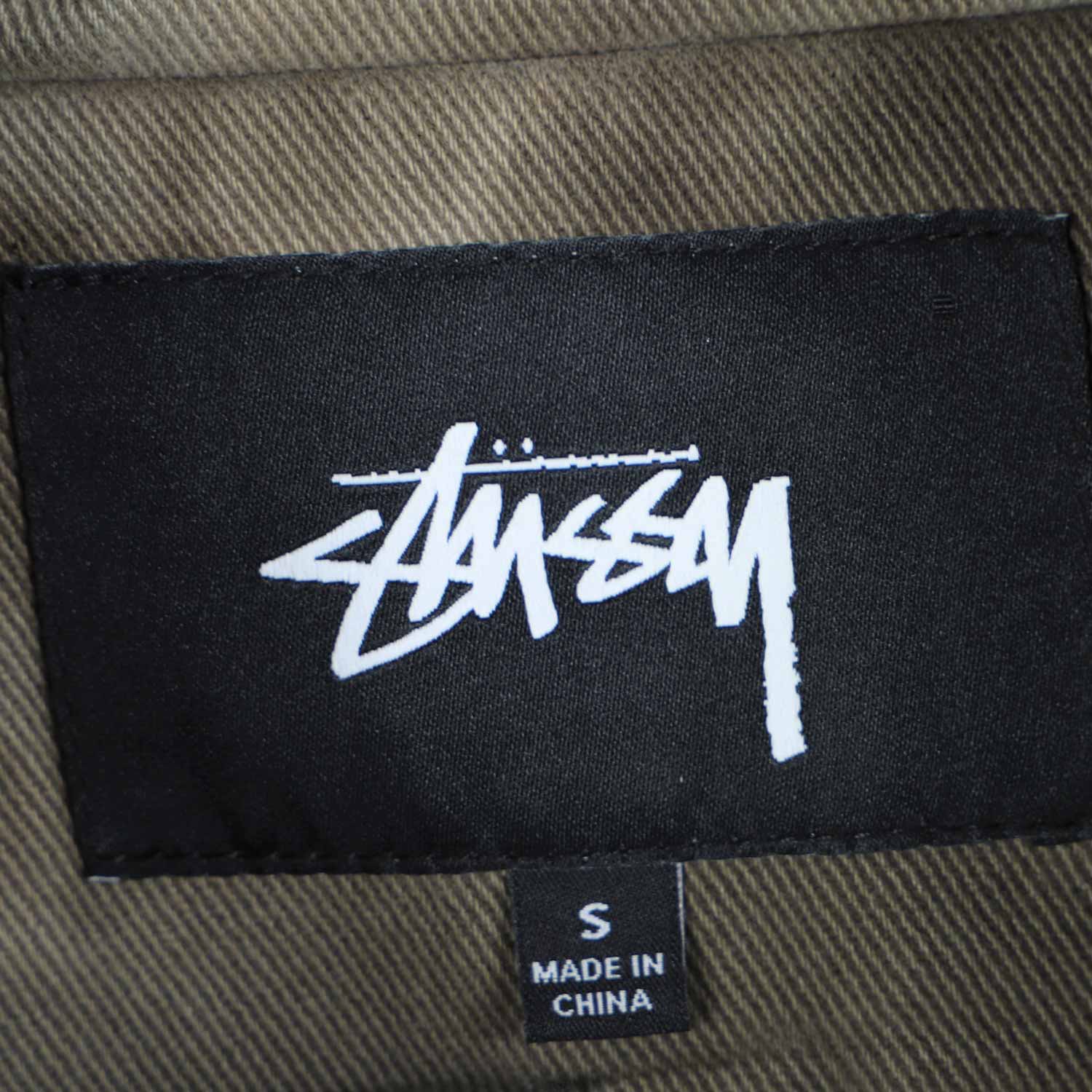 訳あり STUSSY ステューシー トレンチコート ステンカラーコート 