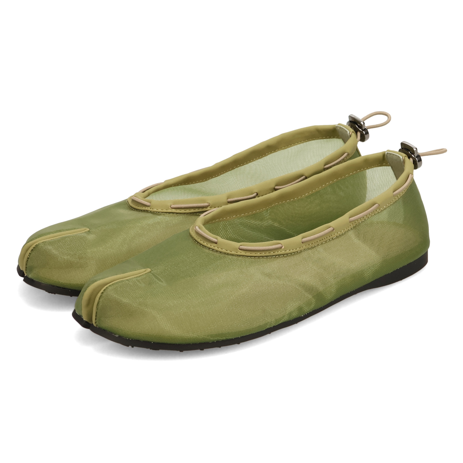 ペイズ PAES フラットシューズ パンプス スリッポン 足袋 レディース メッシュ 軽量 20256 MESH AIR STRING FLAT 爆買の画像