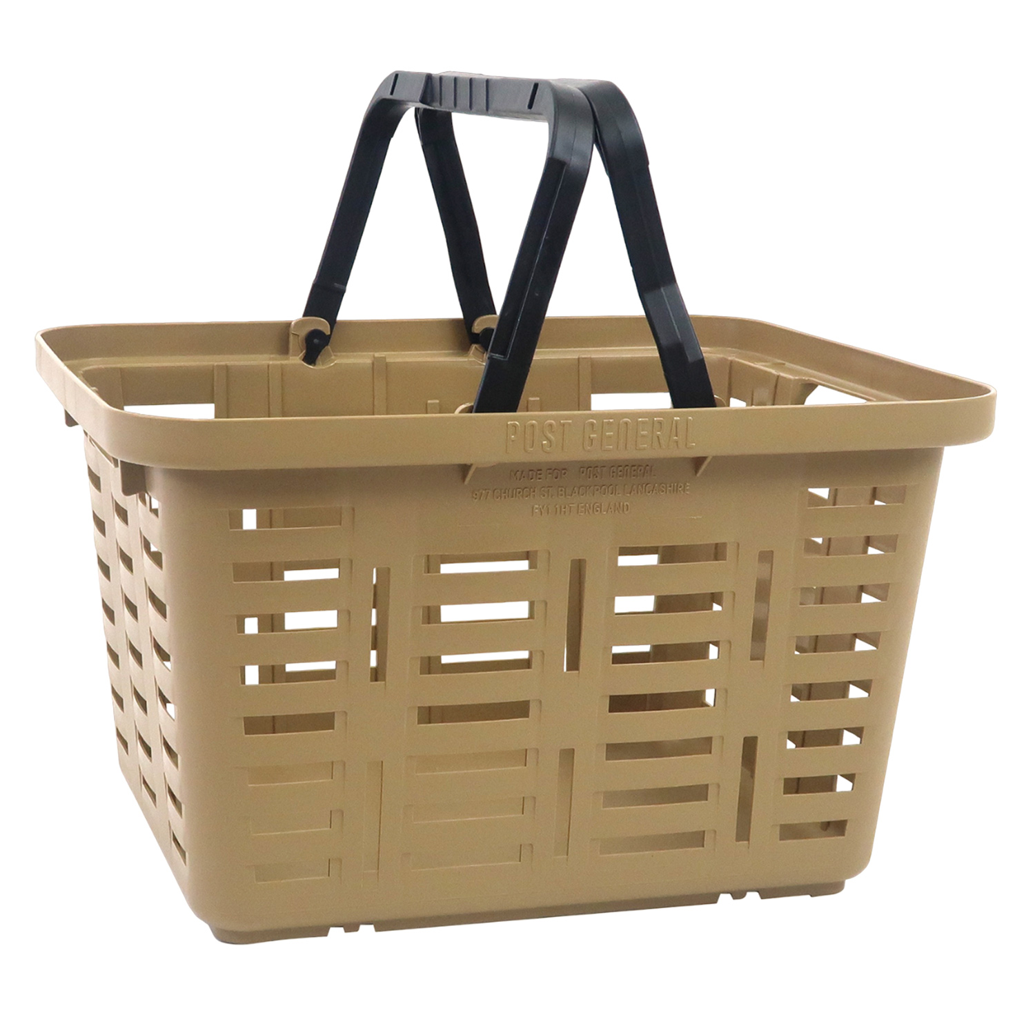 POST GENERAL ポストジェネラル 買い物かご バスケット 2点セット ヘビーデューティー カゴ ショッピング 工具入れ 収納 小物入れ 日本製 プラスチック 981940 | POST GENERAL | 05
