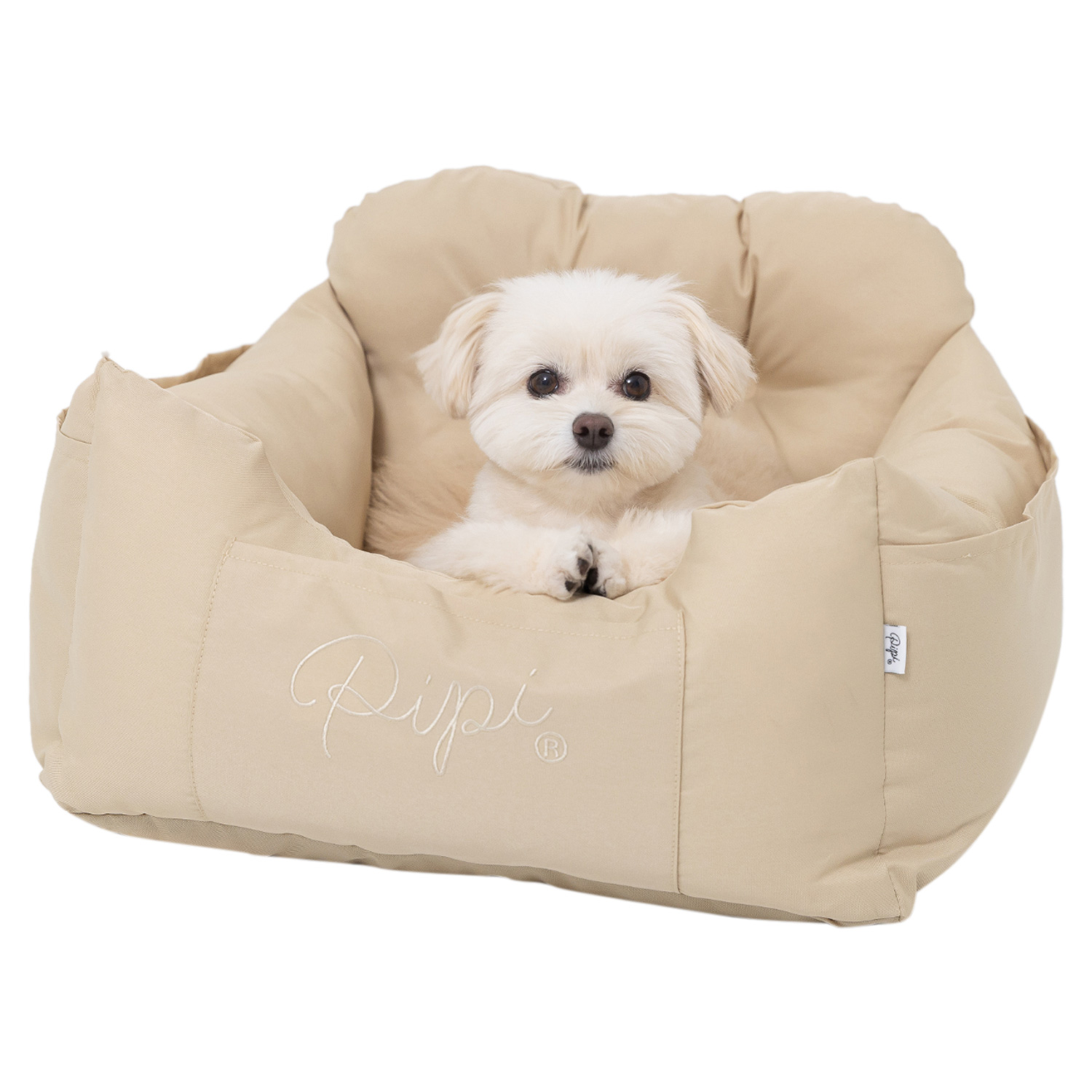 ピピ pipi ドライブベッド キャリー 犬用 座席シート ペットボックス 2匹 安全 ペット用 小型犬 ドライブベッド お出掛け PP243-121 | pipi | 01