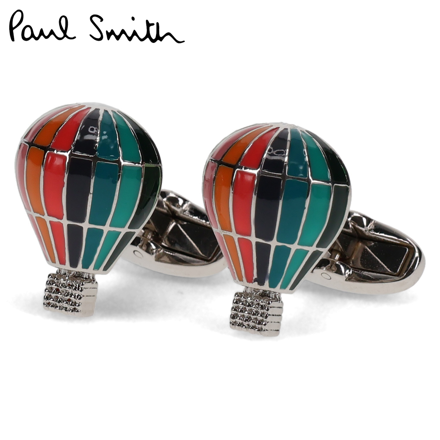 【美品】Paul Smith ポールスミス カフス シルバー マルチカラーゼブラ ps-cuff-kho_x.jpg