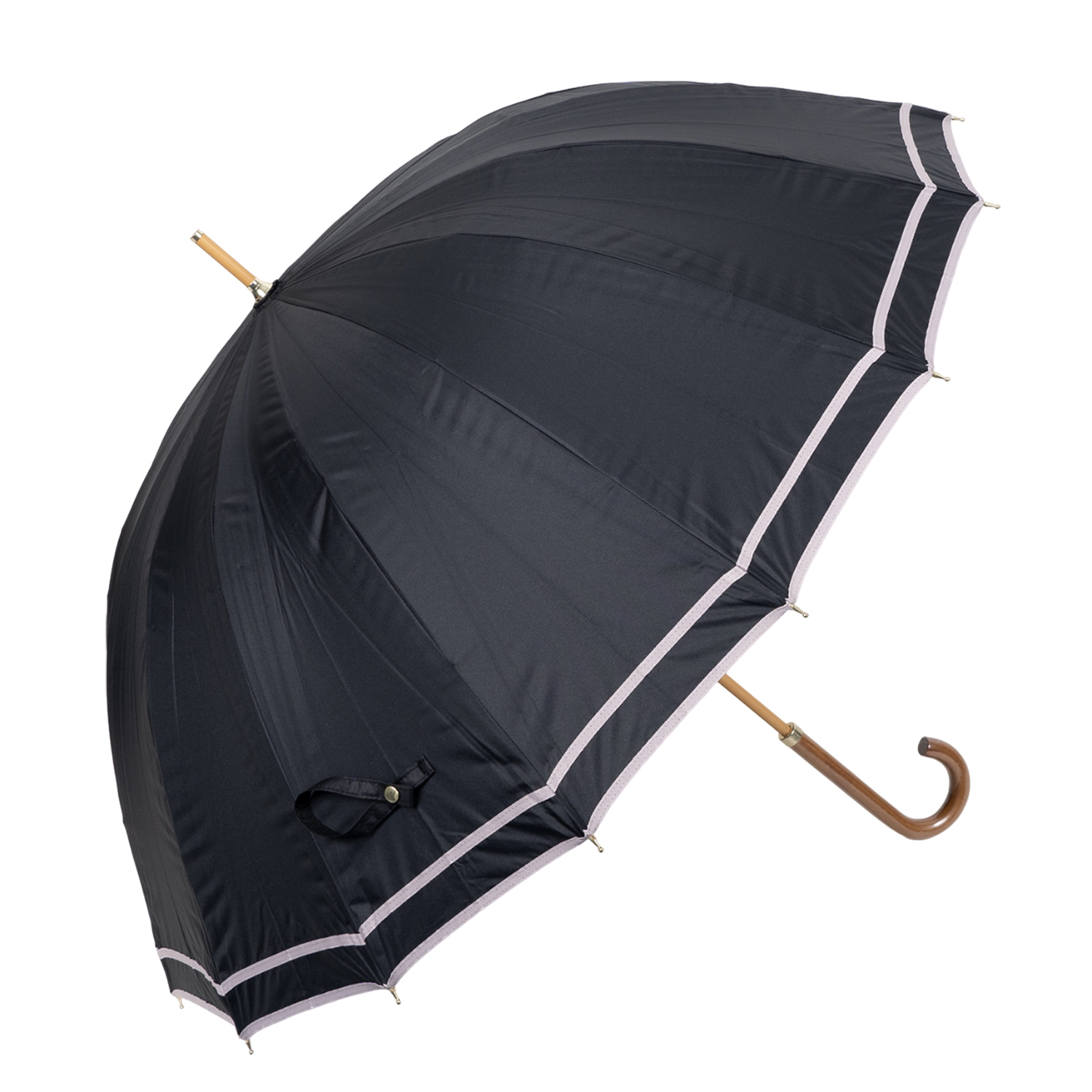 ピンクトリック pinktrick 日傘 完全遮光 長傘 軽量 晴雨兼用 雨傘 レディース 55cm 遮光率100% UVカット 紫外線対策 遮熱 ダブルグログラン 母の日｜biget｜02