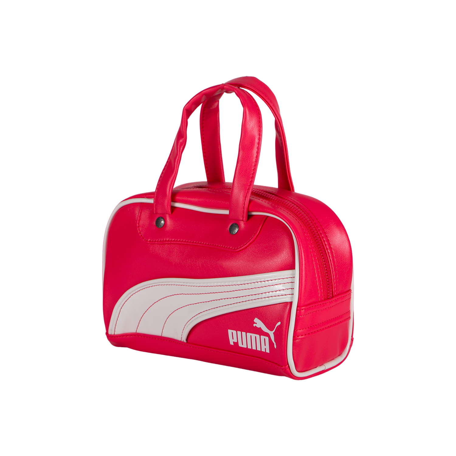 PUMA 80s ヴィンテージボストンバッグ ブラック/ホワイト 80s puma】スポーツバッグ ボストンバッグ エナメル vintage