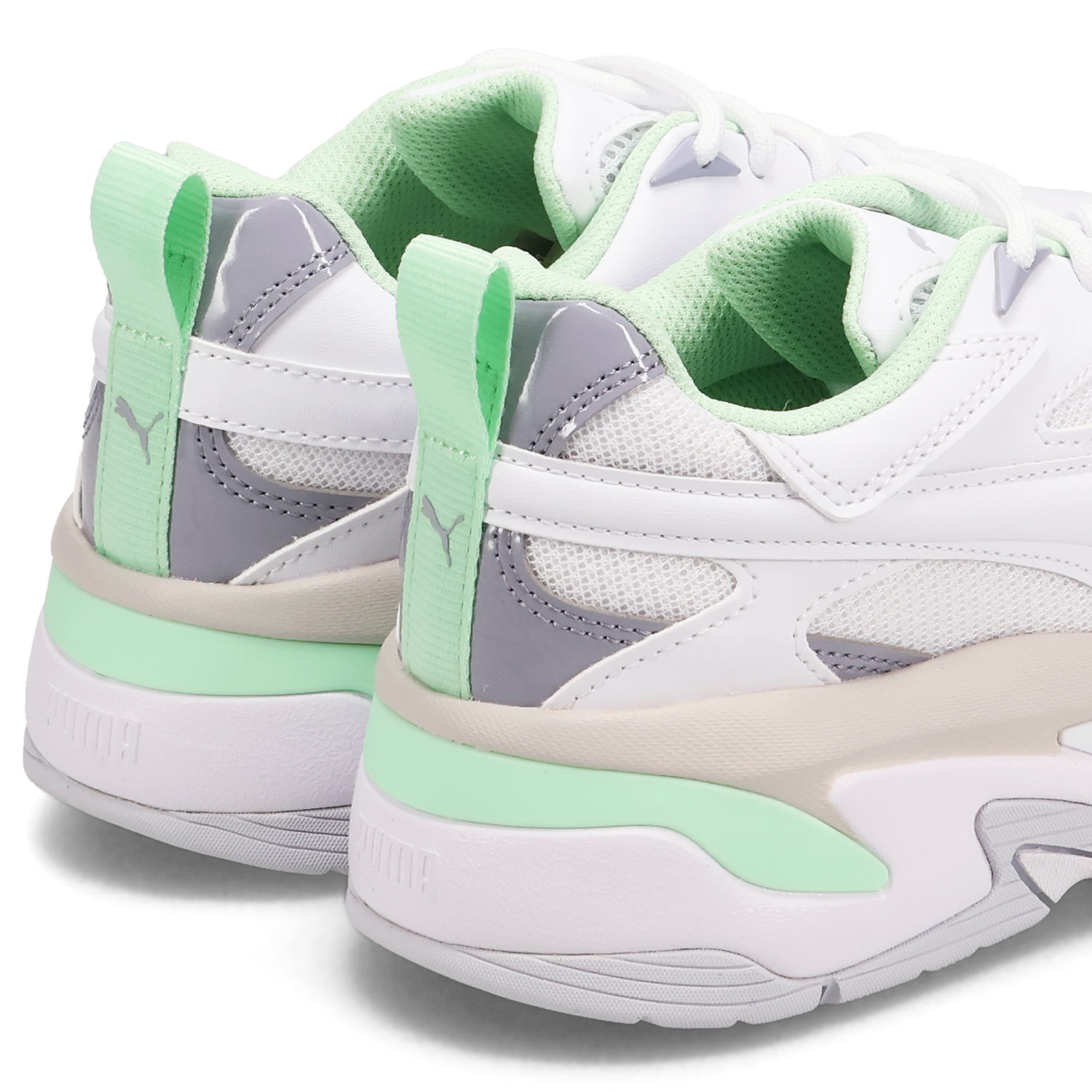 PUMA 厚底ホワイトスニーカー US 7 PUMA プーマ スニーカー レディース 厚底 ウィメンズ ブラスター