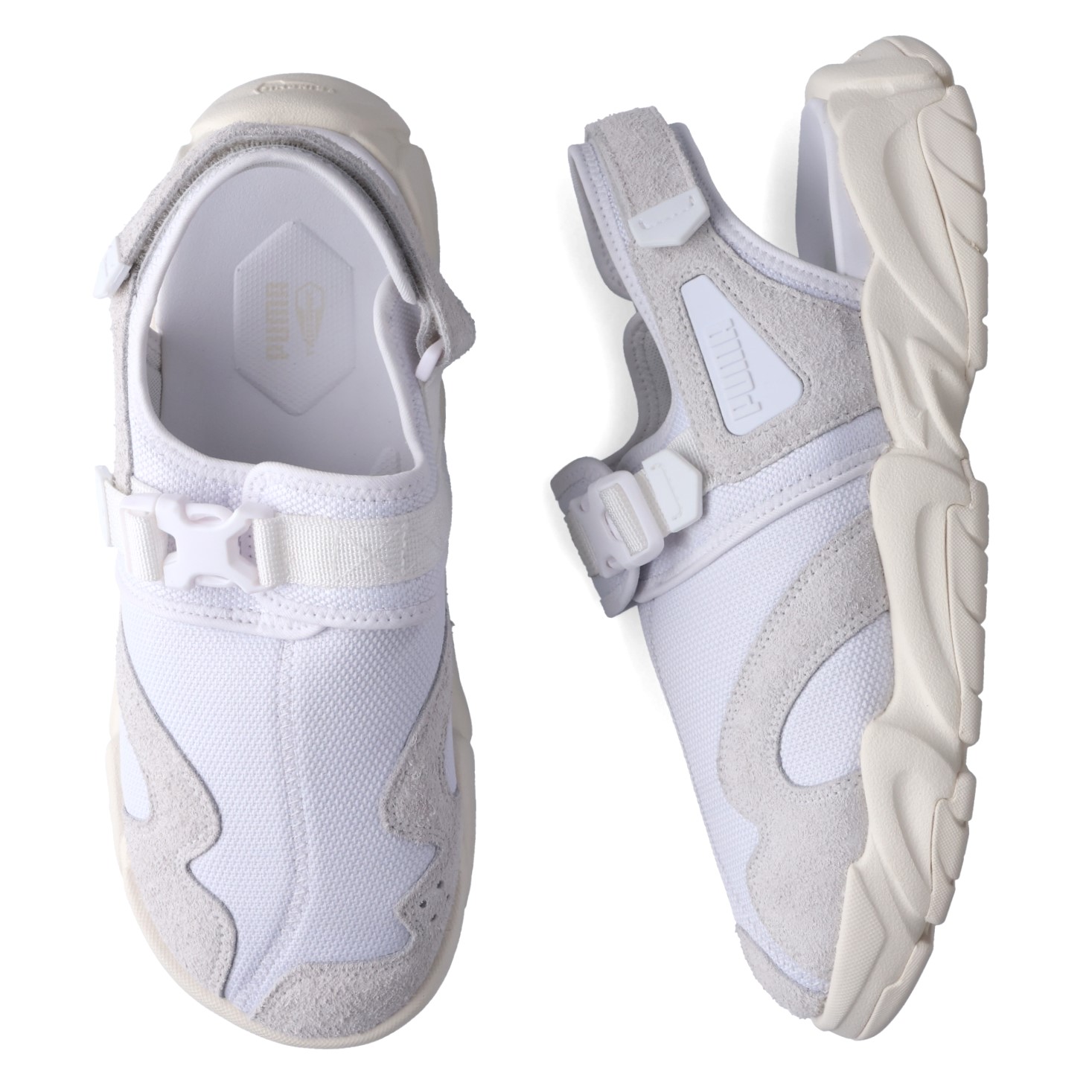 [PUMA] サンダル TS-01 ナイロン ホワイトアイボリー PUMA] サンダル TS-01 ナイロン ホワイトアイボリー (PUMA