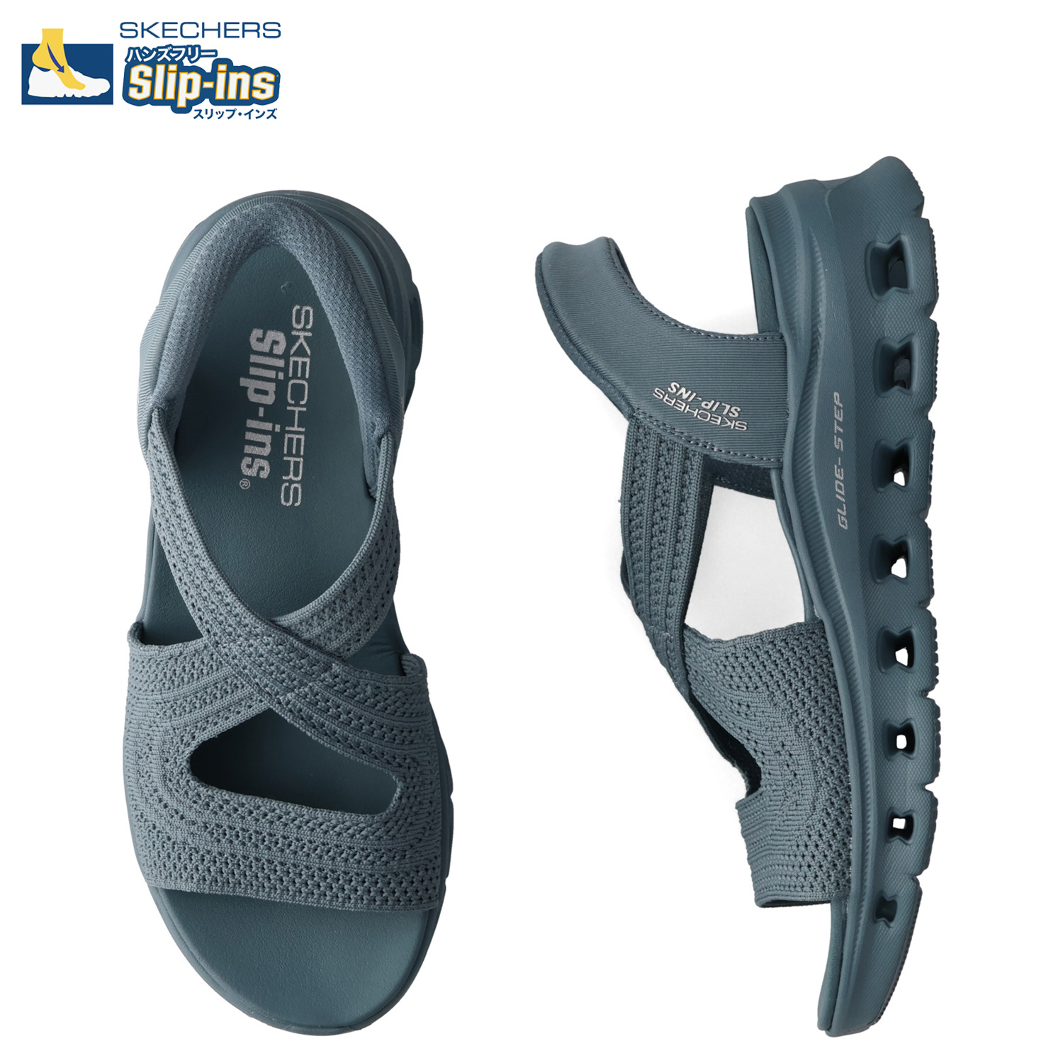 スケッチャーズ スリップインサンダル 26cm SKECHERS slip in SKECHERS スケッチャーズ SLIP-INS スリップインズ グライド