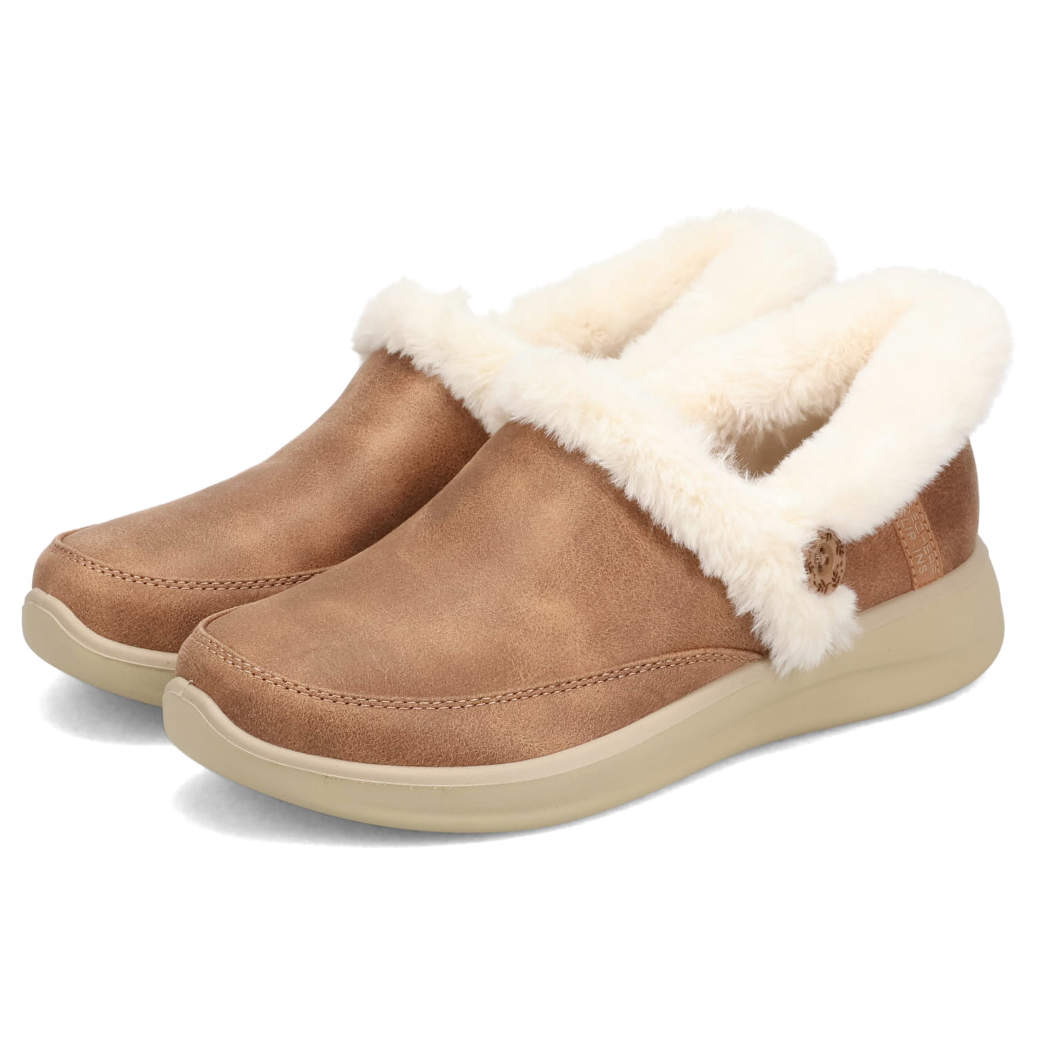 スケッチャーズ SKECHERS スリップインズ コージー エスケープ スリッポン レディース 防寒 SLIP-INS COZY ESCAPE ブラウン 168114 SKECHERS（スケッチャーズ） スリップインズ コージー エスケープ