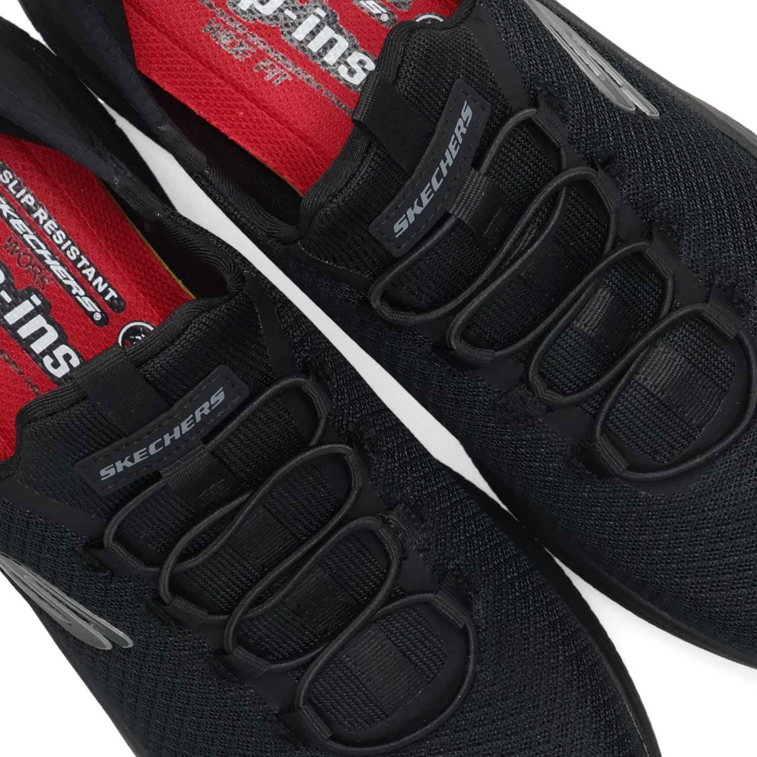 スケッチャーズ SKECHERS スリップインズ ワーク サミッツ コルシン スニーカー メンズ ワイド SLIP-INS SUMMITS SR ブラック 200205W SKECHERS（スケッチャーズ） スリップインズ ワーク サミッツ コルシン