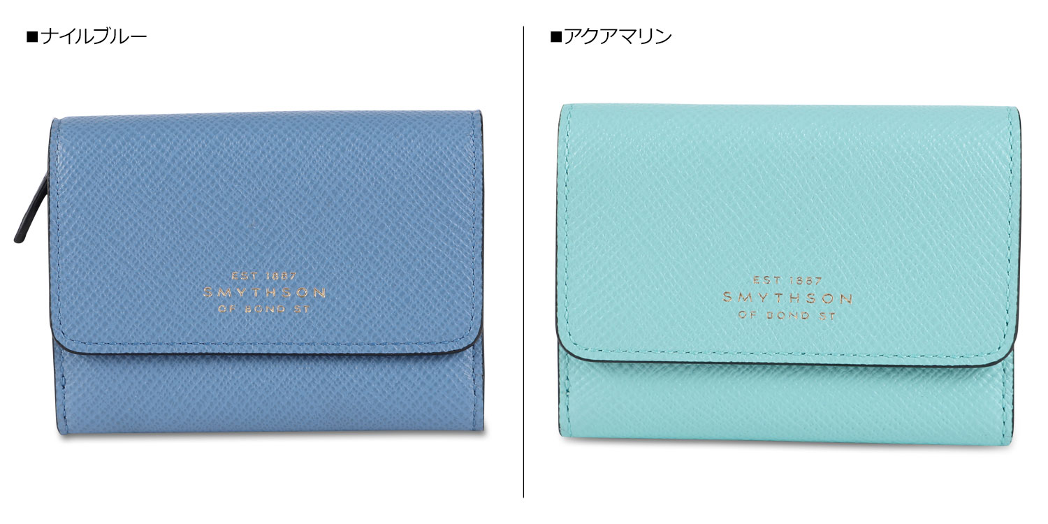 SMYTHSON スマイソン 財布 三つ折り ミニ財布 パナマ コンパクト メンズ レディース PANAMA COMPACT PRS ブラック  ネイビー ベージュ ブラウン ブルー 黒 102960 : smy-p-comp-prs : inglewood Beauty - 通販 -  Yahoo!ショッピング