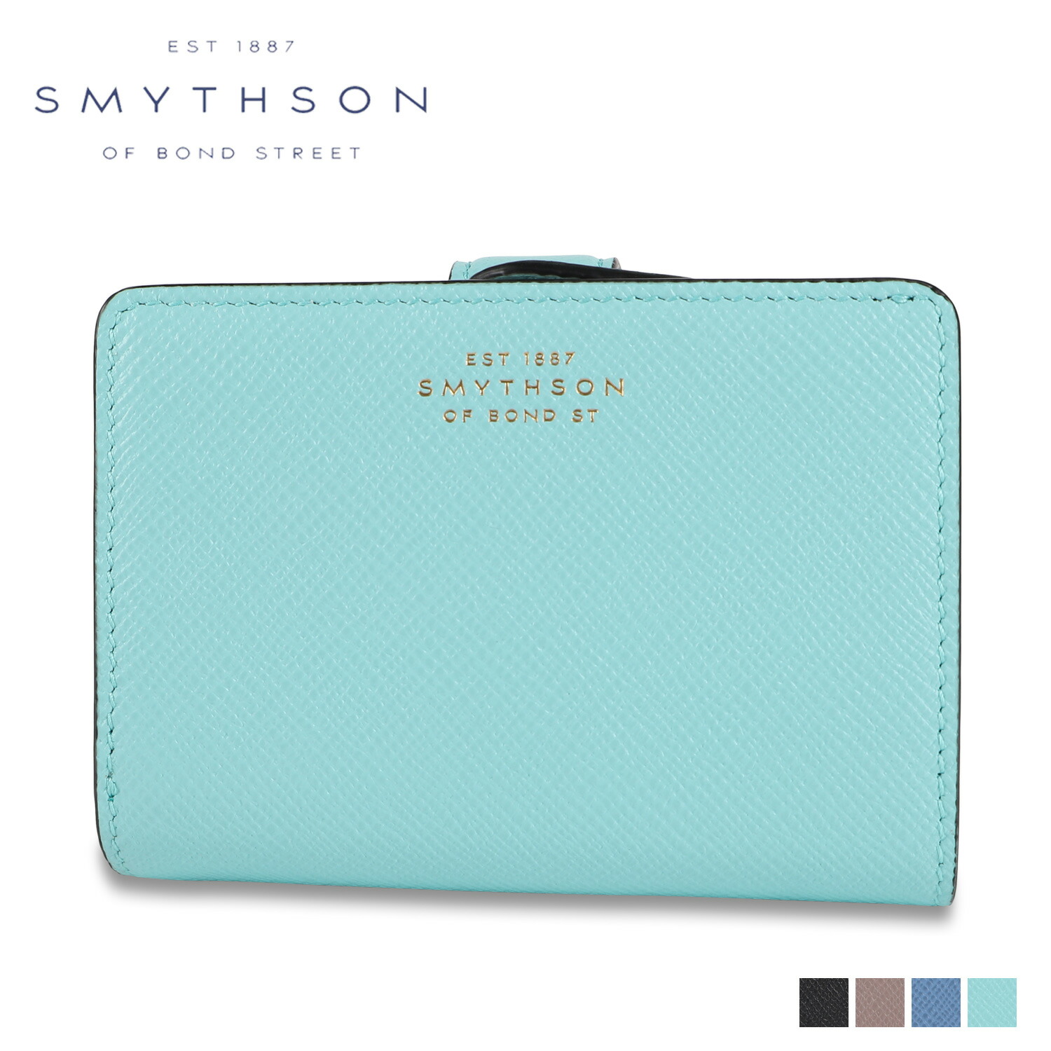 SMYTHSON スマイソン 財布 二つ折り財布 パナマ スモール コンチネンタル メンズ レディース PANAMA SMALL  CONTINENTAL PURSE PRS ブラック ベージュ 1201571 : smy-p-conti-s : inglewood Beauty  - 通販 - Yahoo!ショッピング