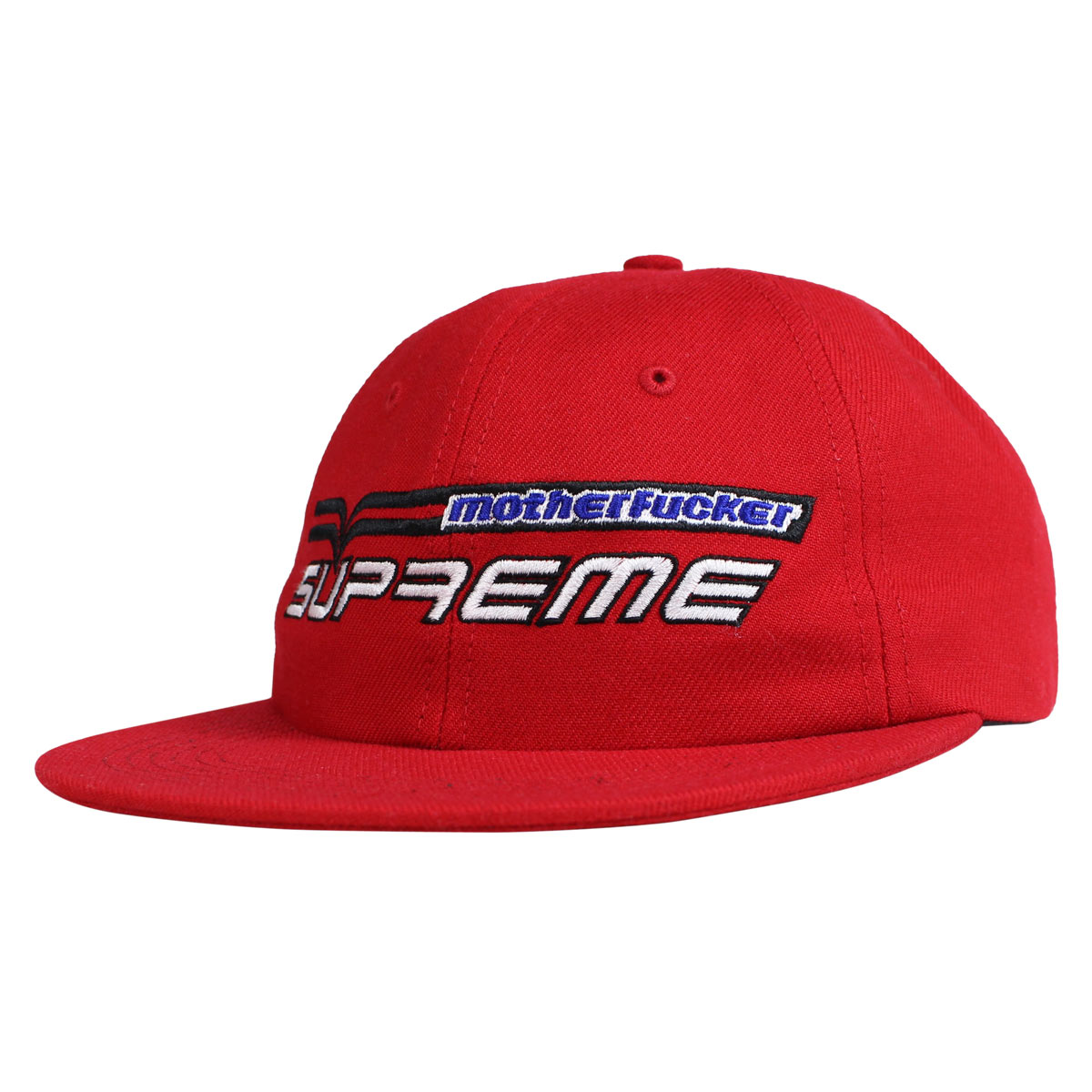 Supreme シュプリーム キャップ 帽子 スナップバック メンズ レディース MOTHERFUCKER 6-PANEL ブラック レッド ブルー 黒