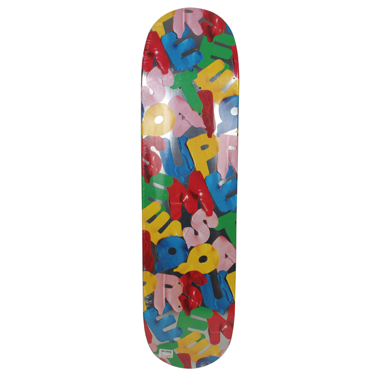 Supreme シュプリーム スケボー デッキ スケートボード BALLOONS SKATEBOARD ブラック シルバー 黒｜biget｜03