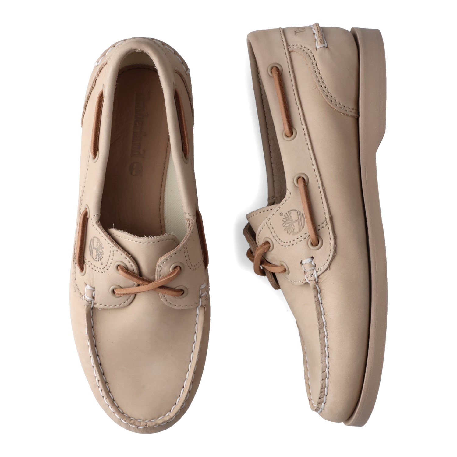 Timberland モカシン シューズ ベージュ(箱なし) Timberland/ティンバーランド Authentics 3 Eye Classic