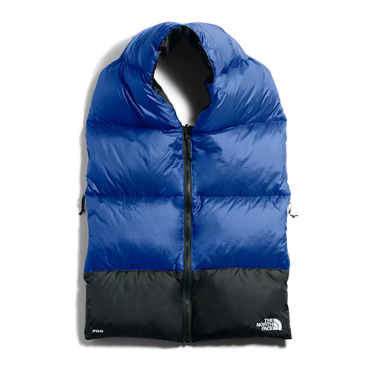 THE NORTH FACE ノースフェイス ダウン マフラー スカーフ ヌプシ メンズ レディース リバーシブル NUPTSE SCARF ブルー  カモ 迷彩 NF0A3FMI