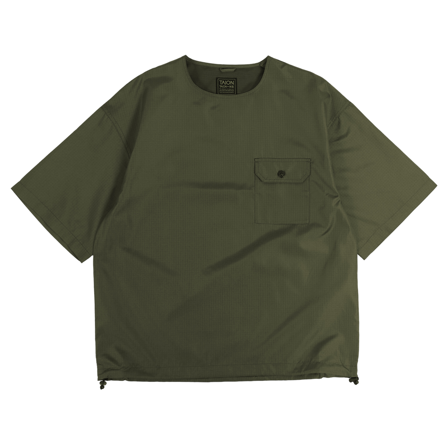 タイオン TAION Tシャツ ノンダウン ミリタリー ハーフ スリーブ カットソー メンズ 半袖 NON DOWN MILITARY HALF SLEEVE CUT SEW TAION-CS02NDML-1｜biget｜04