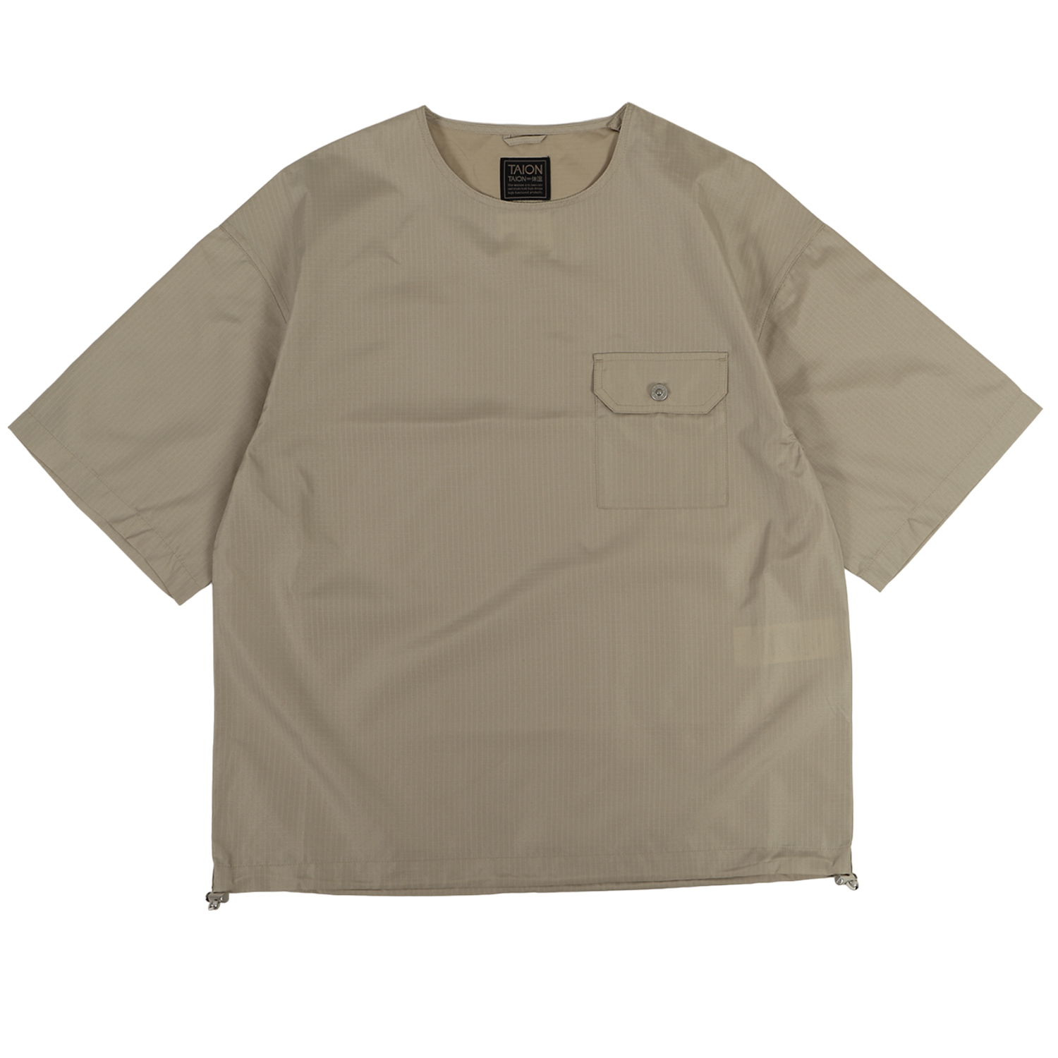 タイオン TAION Tシャツ ノンダウン ミリタリー ハーフ スリーブ カットソー メンズ 半袖 NON DOWN MILITARY HALF SLEEVE CUT SEW TAION-CS02NDML-1｜biget｜05