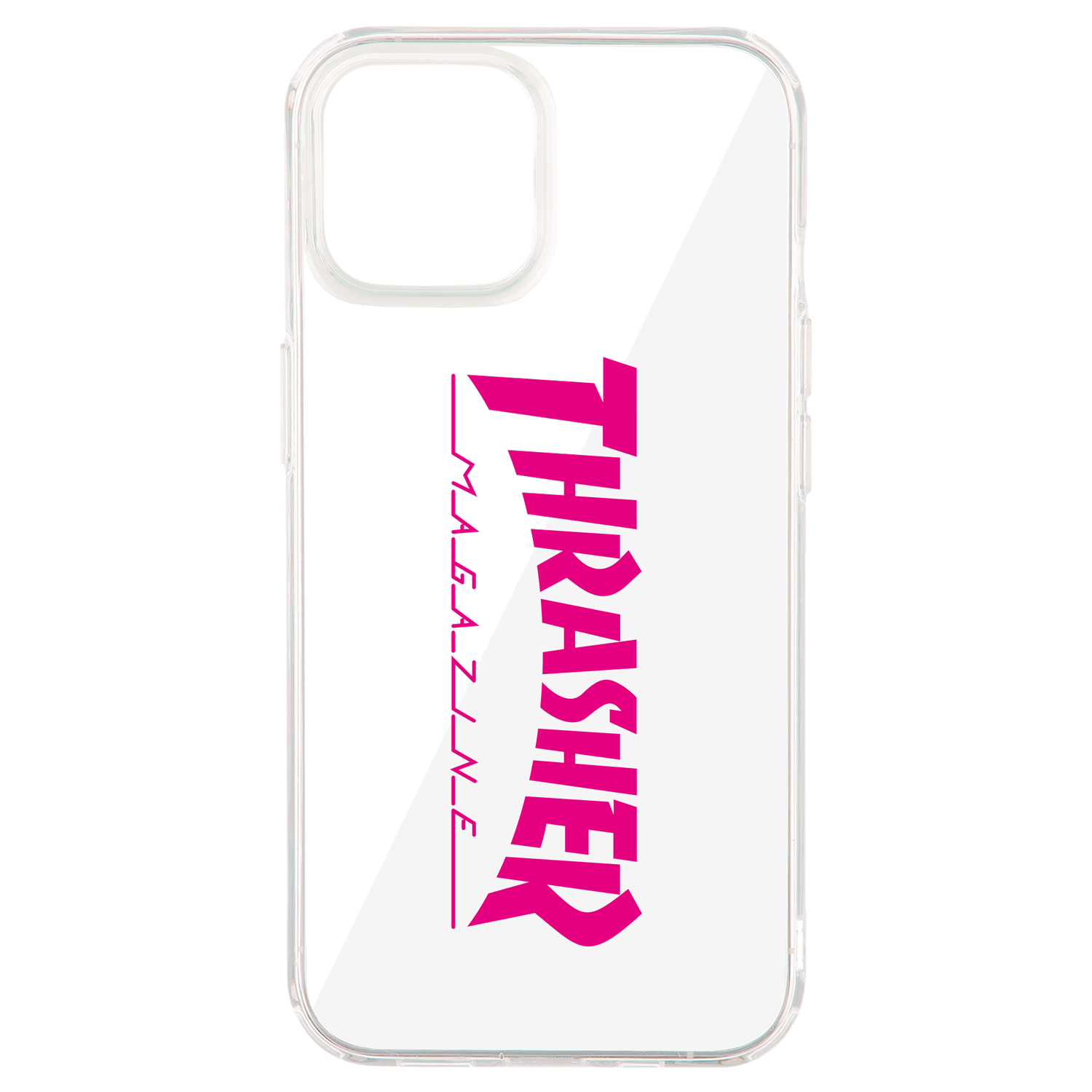THRASHER スラッシャー iphone13 スマホケース メンズ レディース 携帯 アイフォン クリア 透明 ブラック ブルーイエロー ピンク メール便 ギフト対応不可 | THRASHER | 03