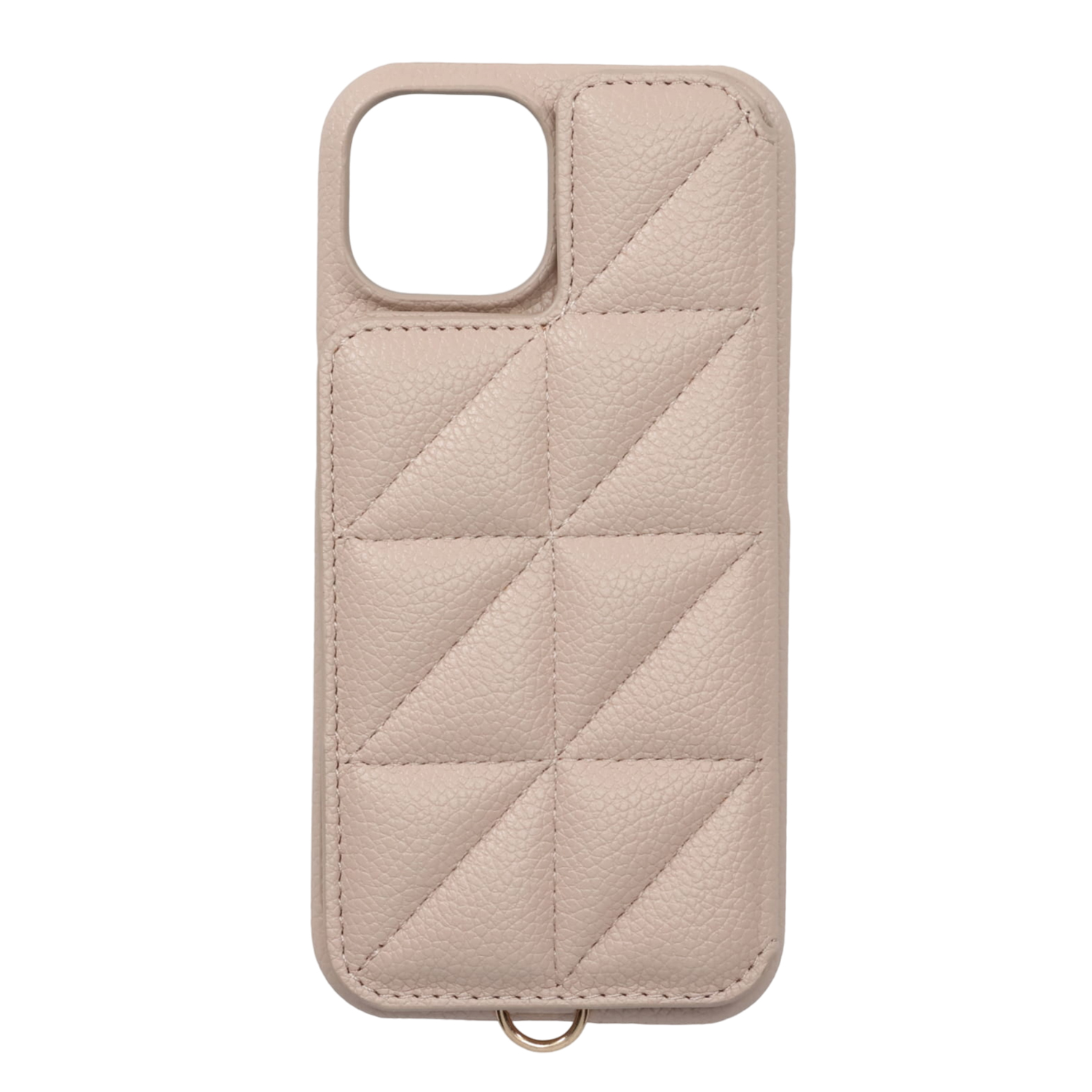 UNiCASE ユニケース iphone15 15pro 14 13 スマホケース スマホショルダー 携帯 アイフォン レディース Triangle Puffy Case UNI-CSIP15M-2MP | UNiCASE | 01