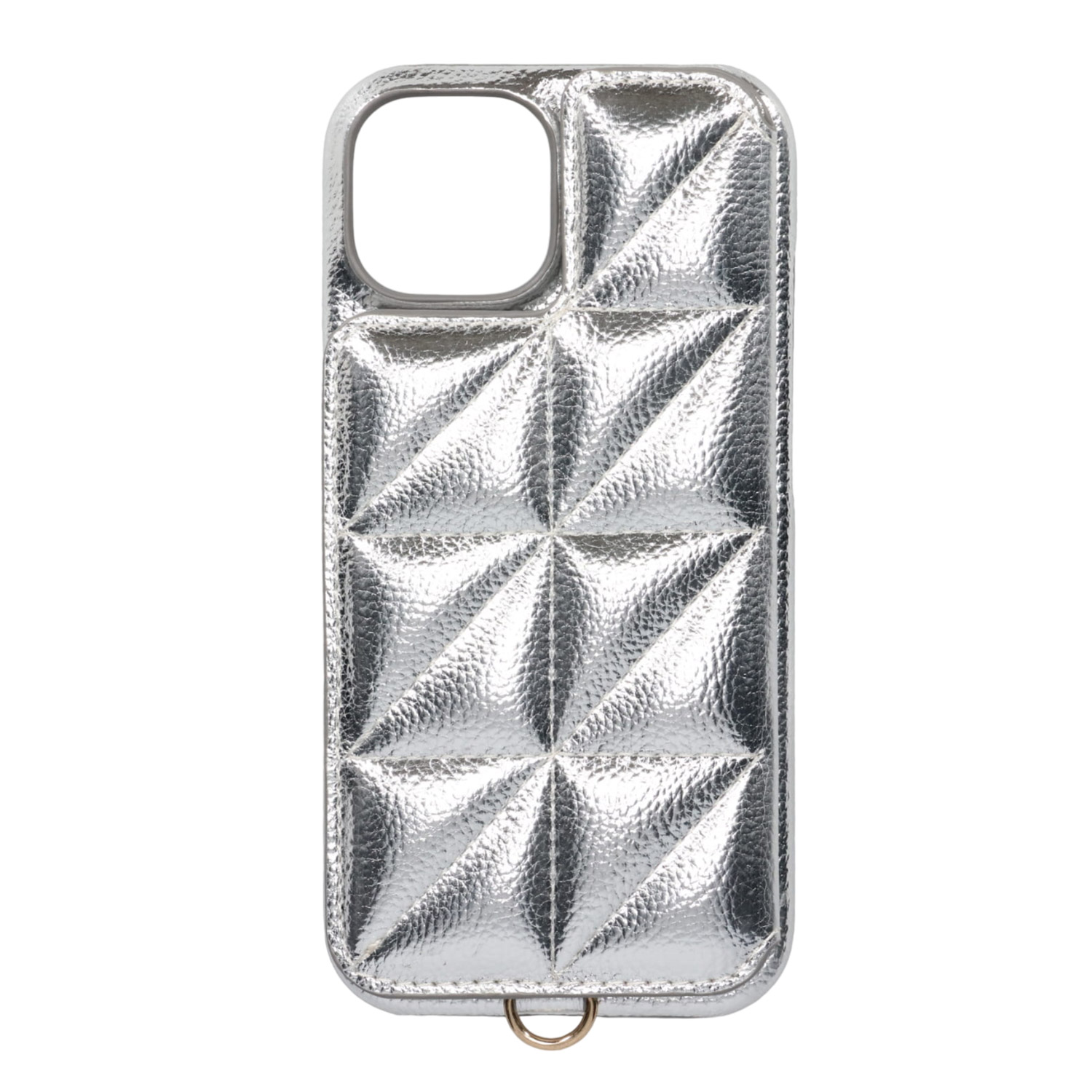 UNiCASE ユニケース iphone15 15pro 14 13 スマホケース スマホショルダー 携帯 アイフォン レディース Triangle Puffy Case UNI-CSIP15M-2MP | UNiCASE | 04