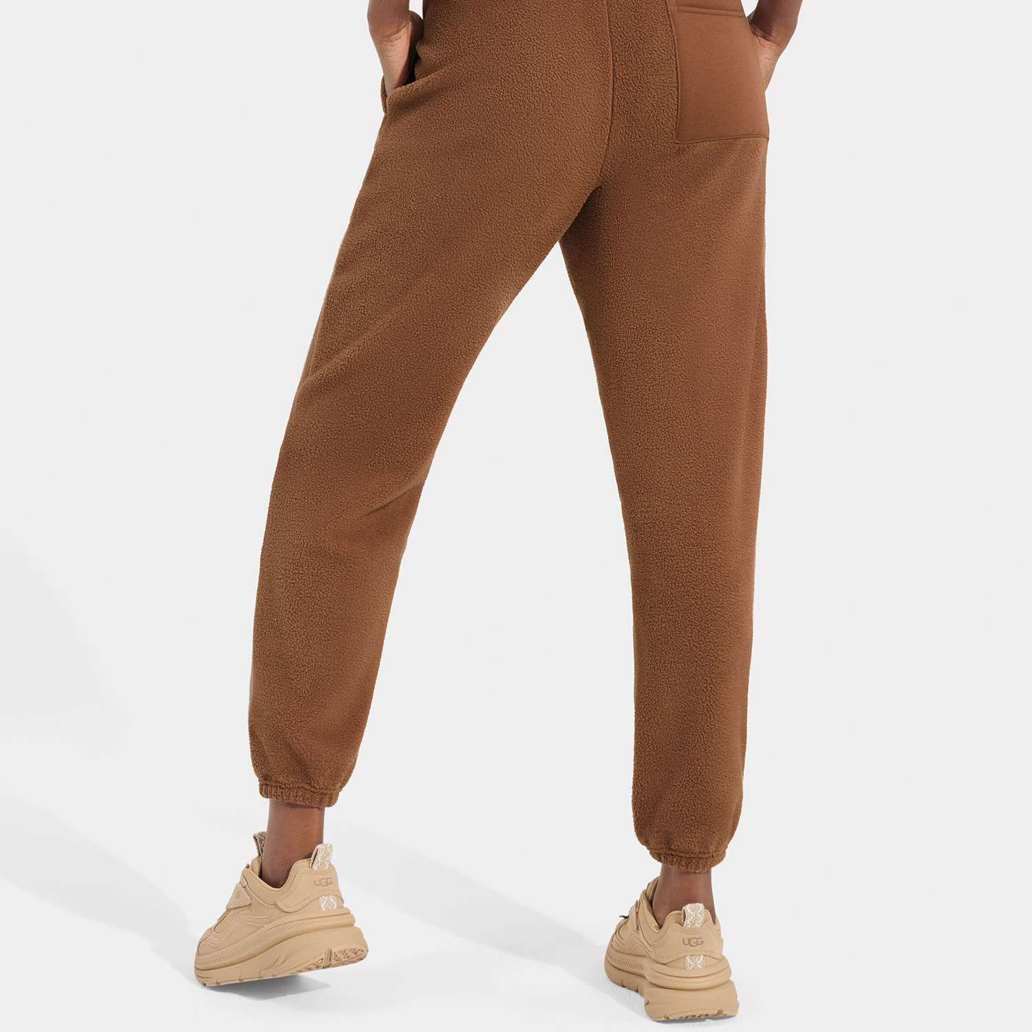 美品　UGG スニーカー ブラウン/ホワイト biget_ugg-1151653-san