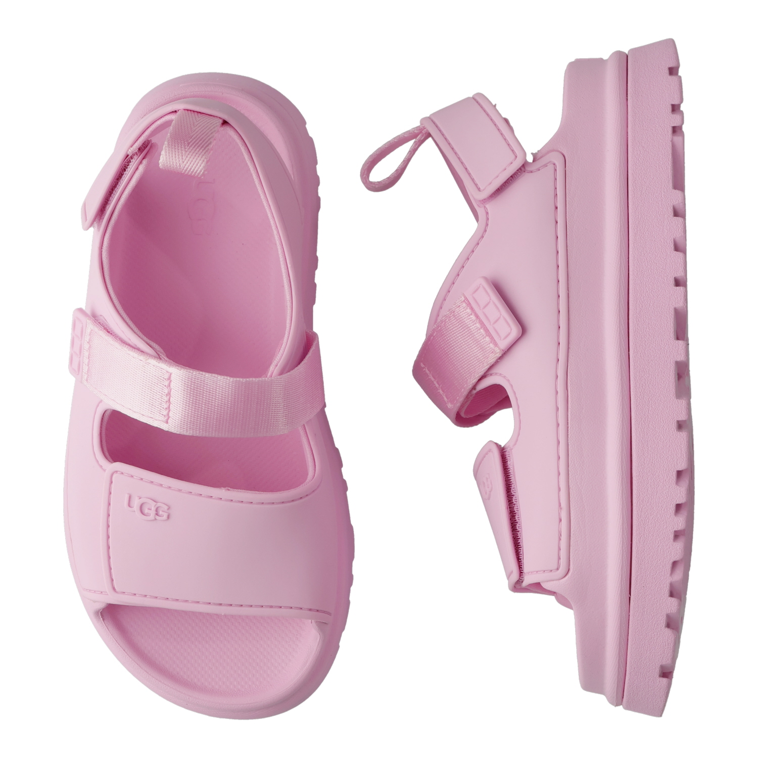 UGG サンダル ピンク ブラック UGG（アグ） サンダル スポーツサンダル ゴールデングロウ キッズ 防水