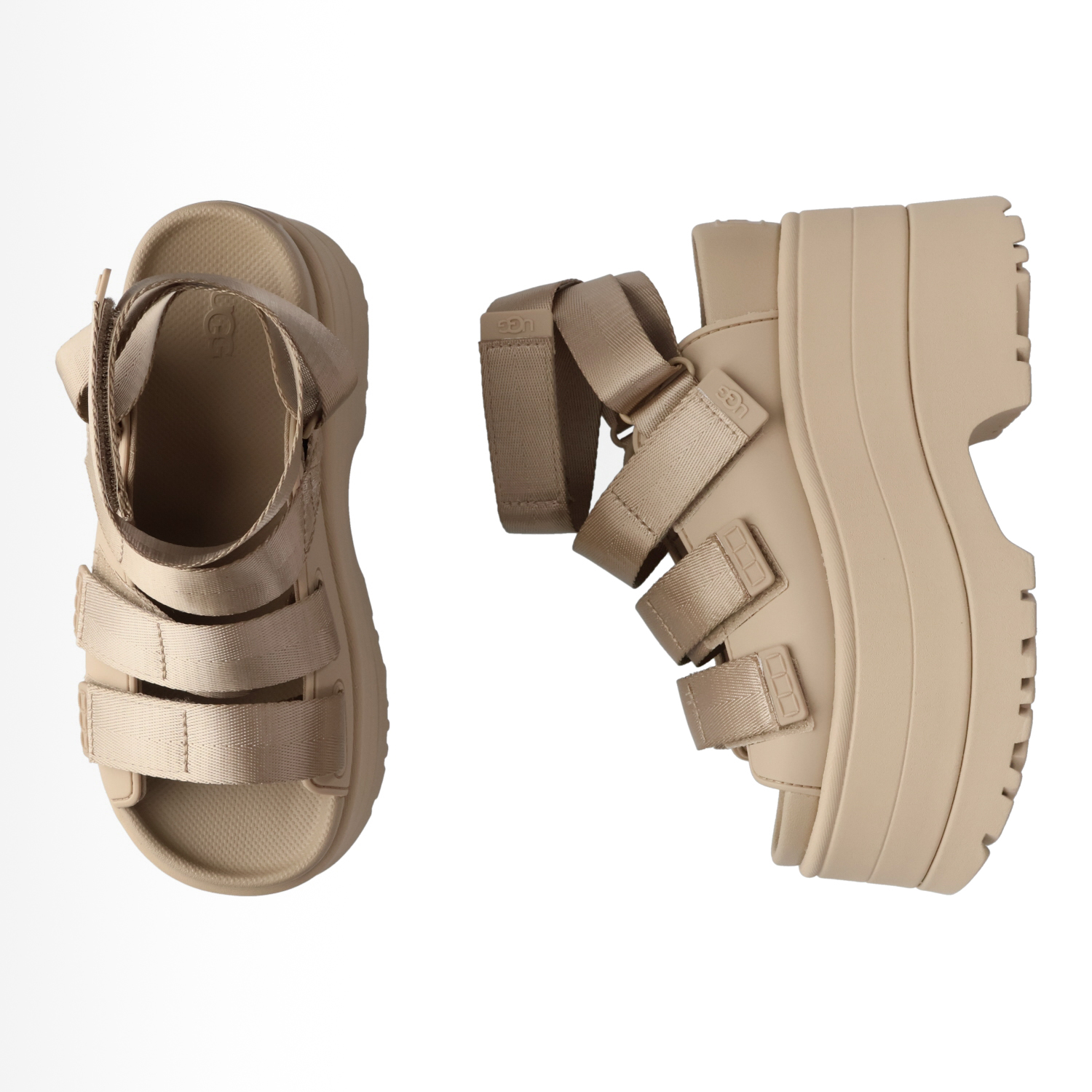 UGG（アグ） ストラップサンダル ゴールデンライズ レディース 厚底 W
