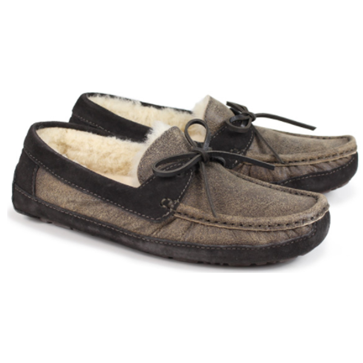 UGG（アグ） メンズ モカシン スリッポン ムートン シューズ バイロン 