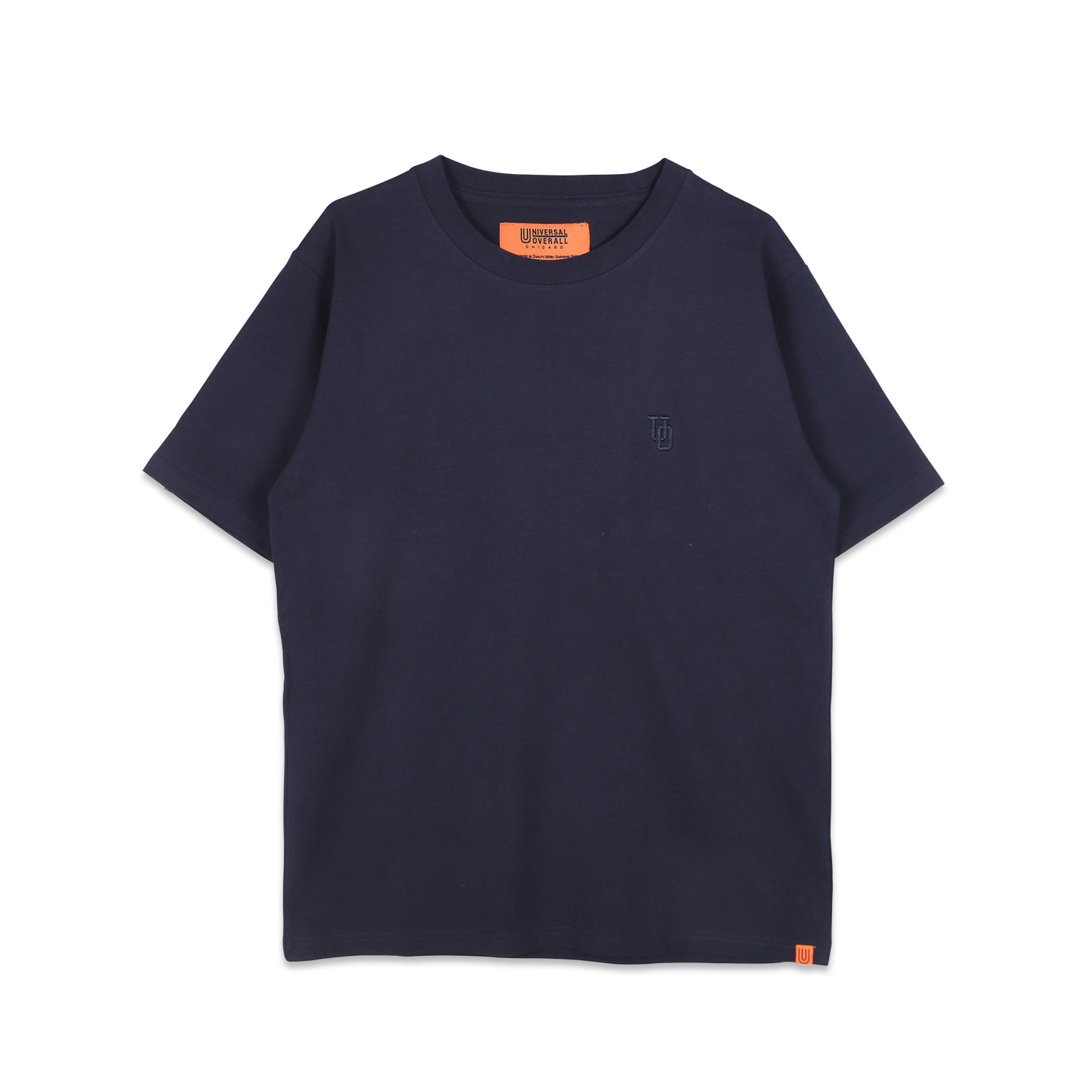 UNIVERSAL OVERALL ユニバーサルオーバーオール Tシャツ 半袖 メンズ レディース 無地 UO EMBROIDERY TEE ...