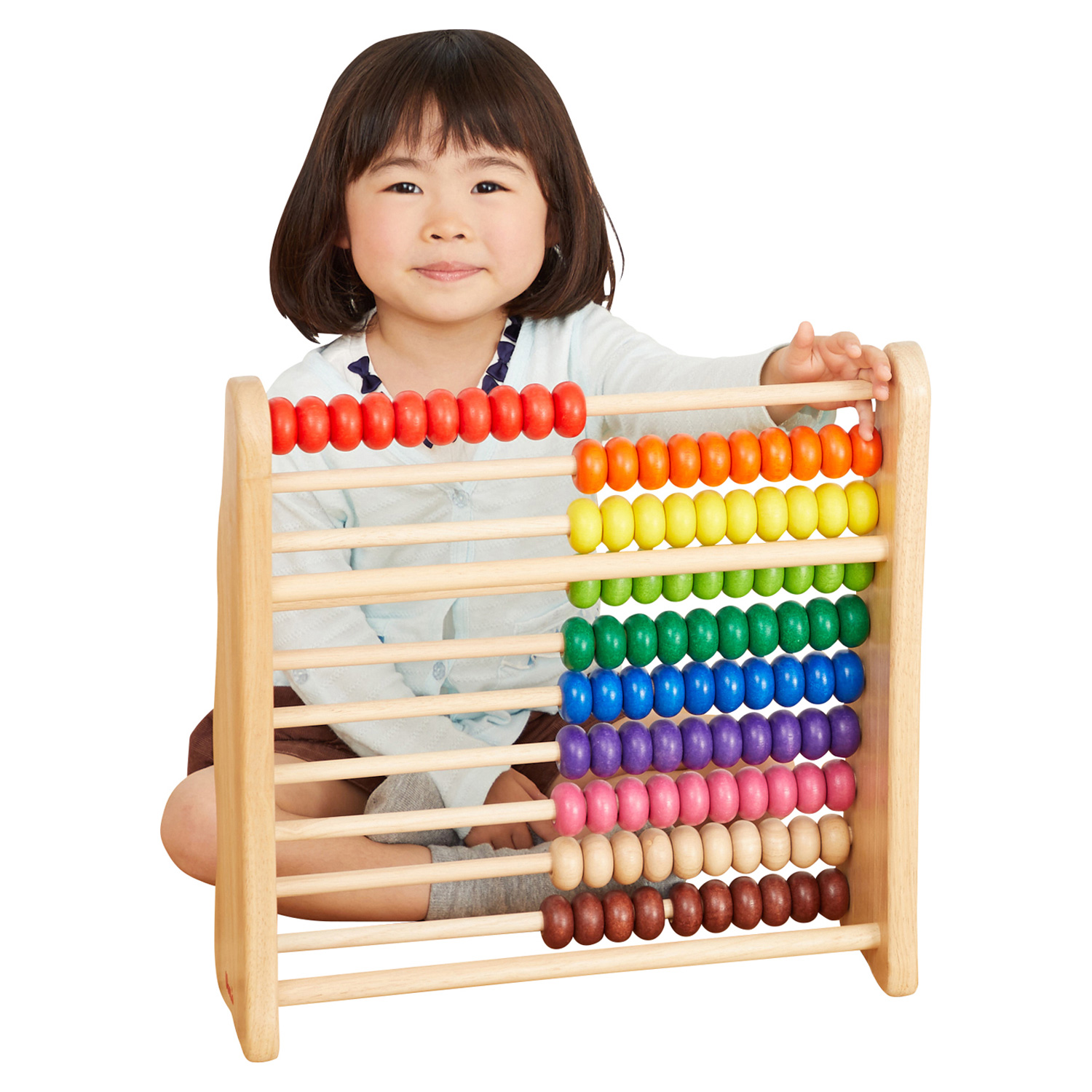 ボイラ VOILA 知育玩具 木のおもちゃ 100玉そろばん 3歳から対応