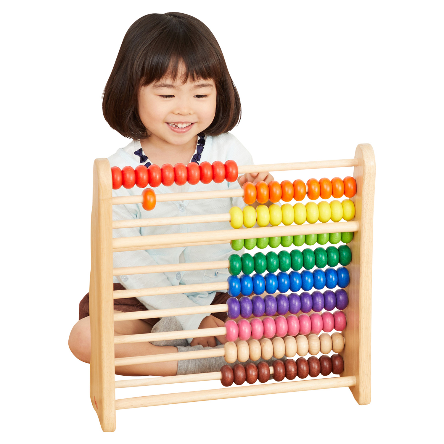 ボイラ VOILA 知育玩具 木のおもちゃ 100玉そろばん 3歳から対応