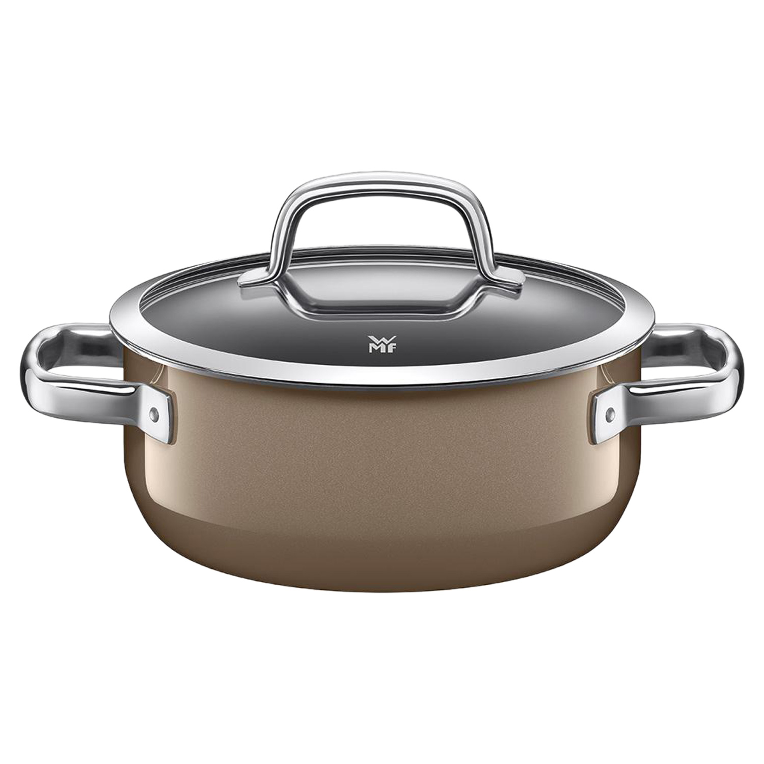 ヴェーエムエフ WMF 鍋 両手鍋 フュージョンテック ミネラル ローキャセロール 20cm IH対応 LOW CASSEROLE W0514595290の画像